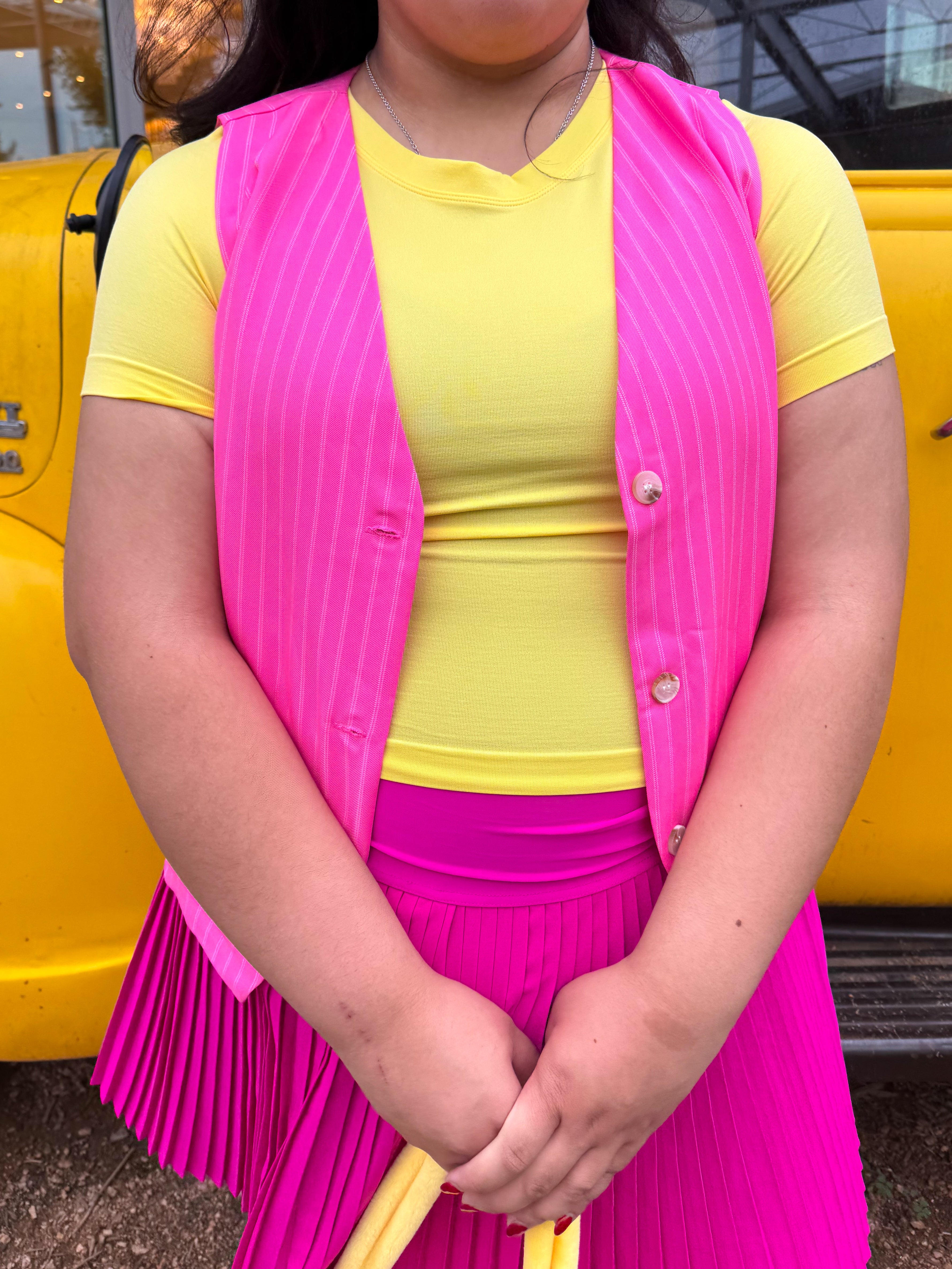 Powerful in Pink Vest (S-3XL)