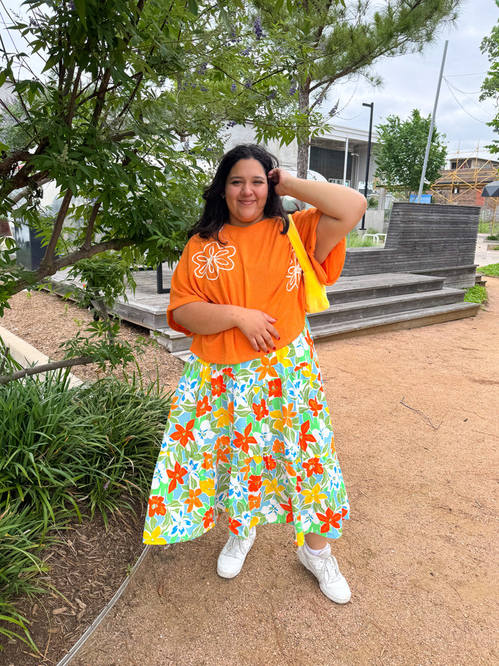 Island Vacation Maxi Skirt (S-3x)