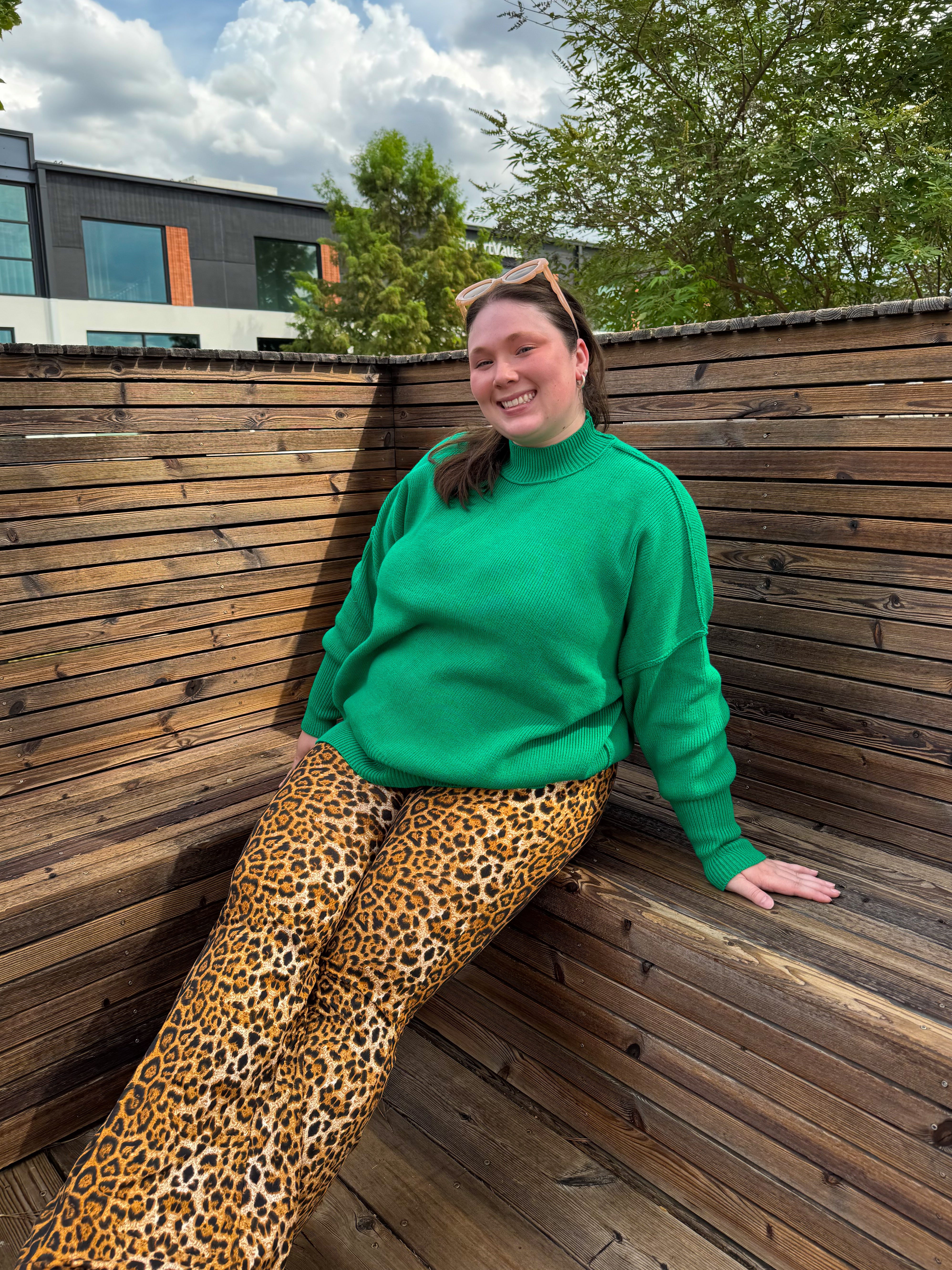 Green Oversized Cozy Sweater (S-3XL)