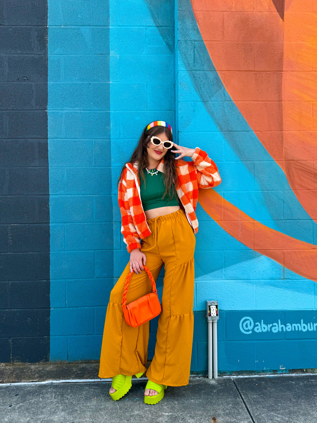 Mustard Flare Pants (S-3XL)