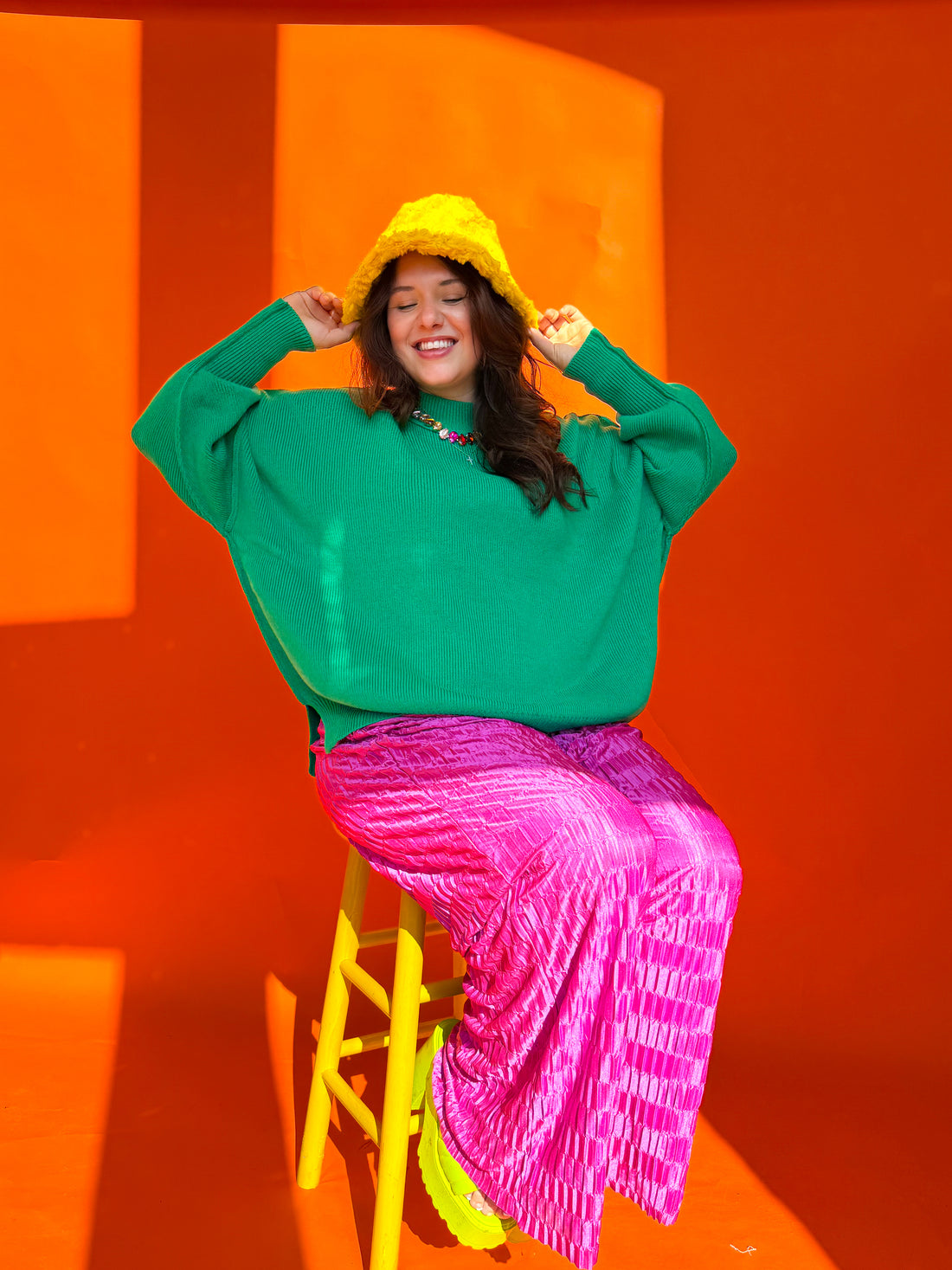 Green Oversized Cozy Sweater (S-3XL)