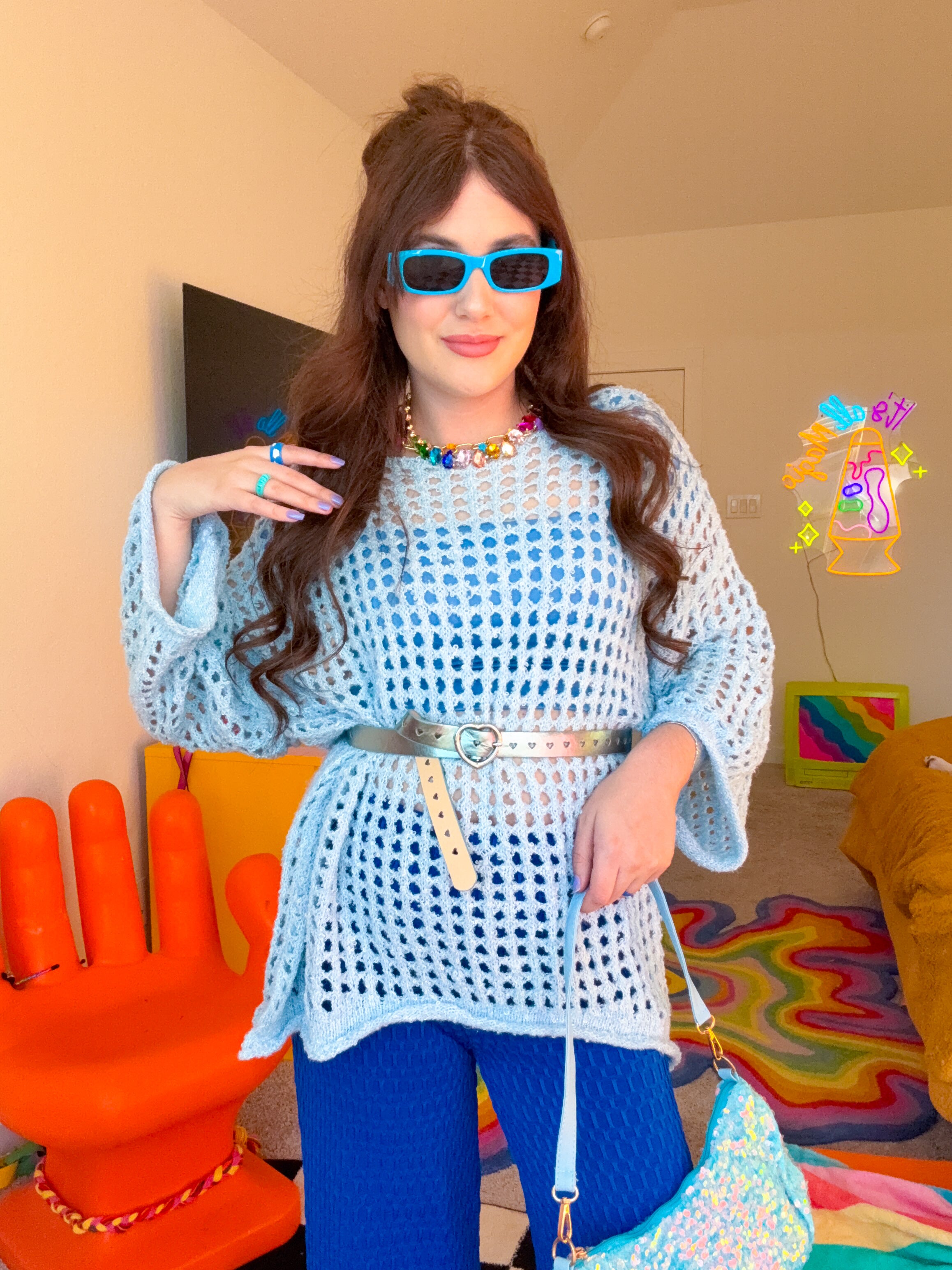 Chilly Blue Layering Sweater (S-3XL)