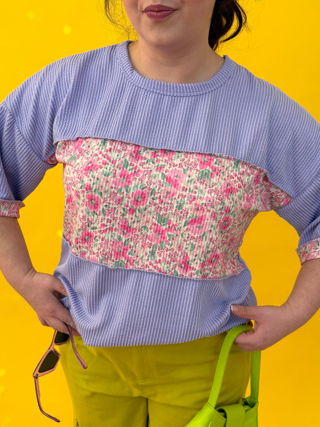 Lilac Flower Tee (S-3XL)