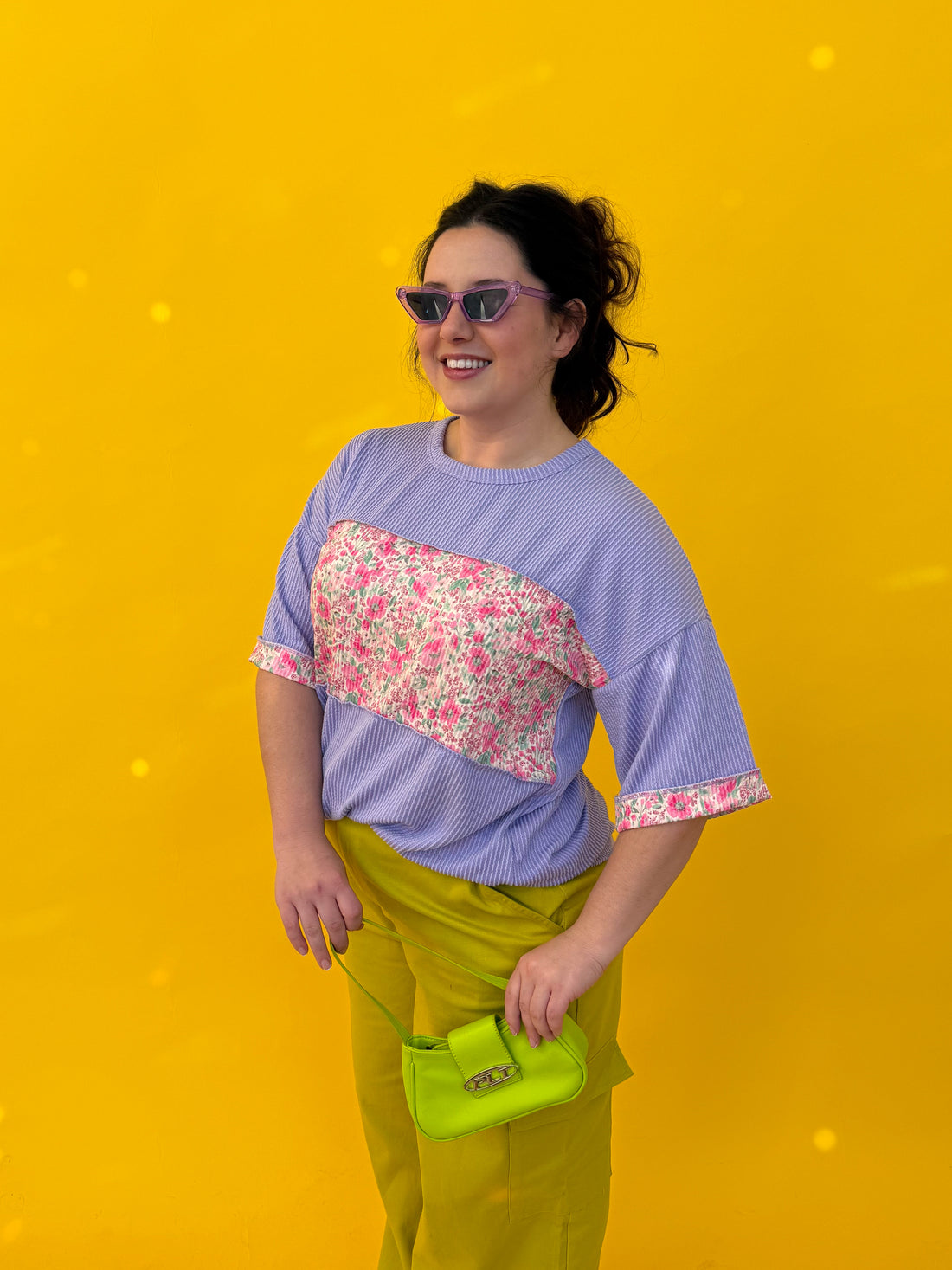 Lilac Flower Tee (S-3XL)