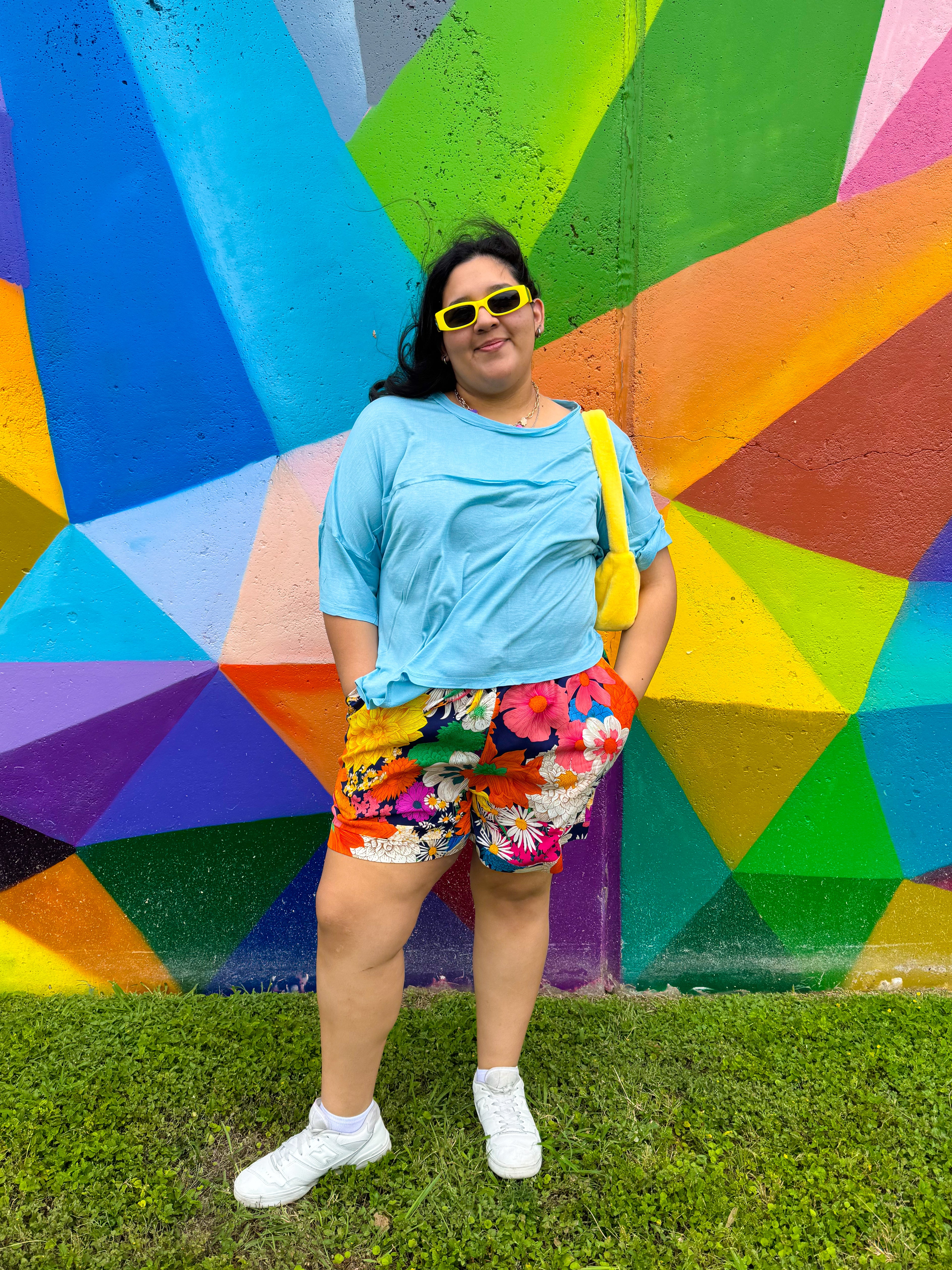 Baby Blue Slouchy Tee (S-3XL)