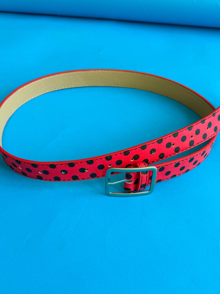Red Polka Dot Belt