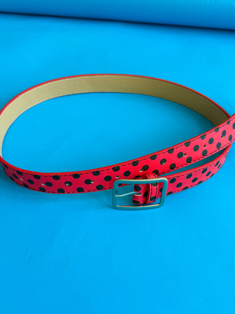 Red Polka Dot Belt