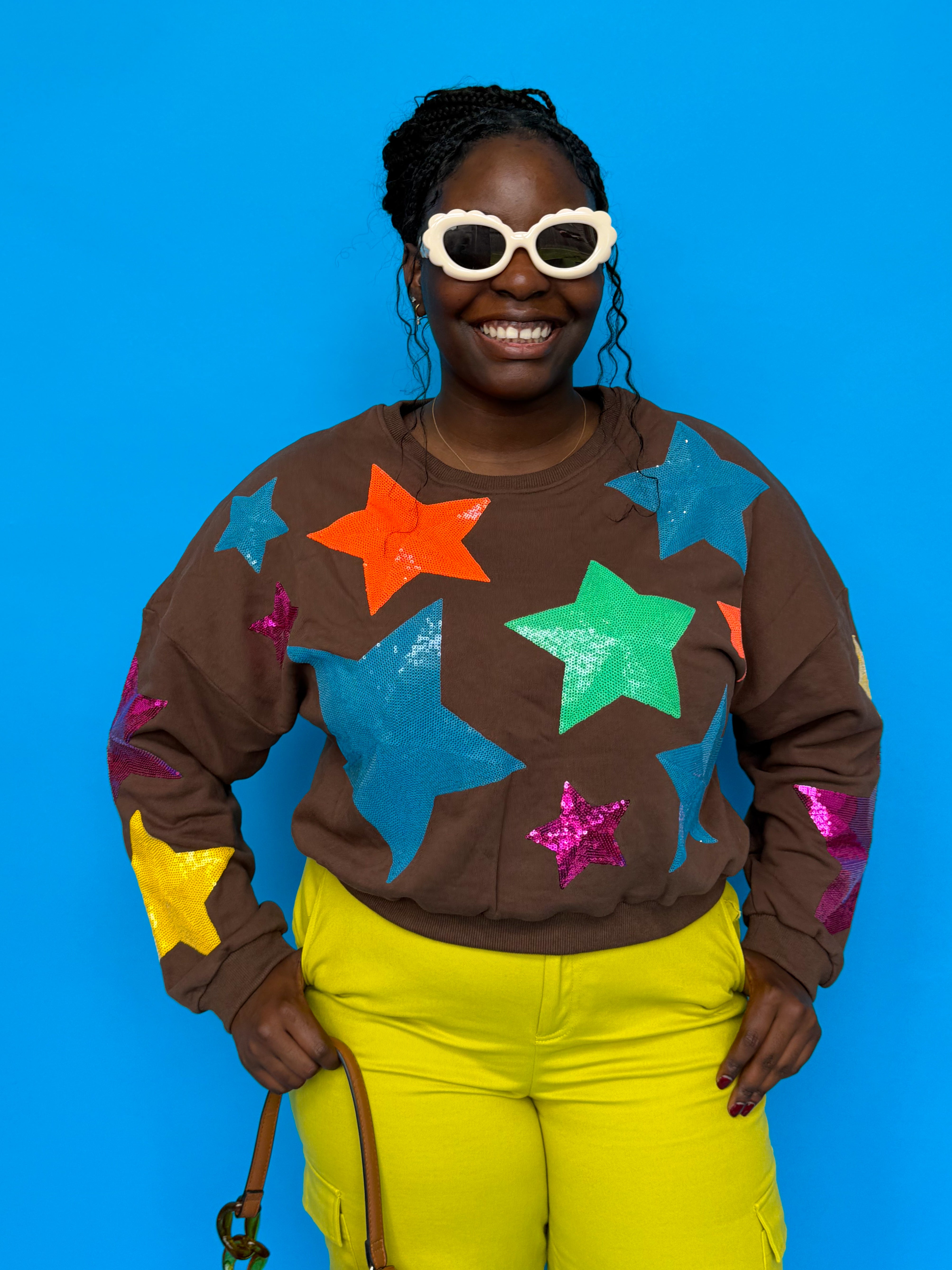 Brown StarShine Sweater (S-L)