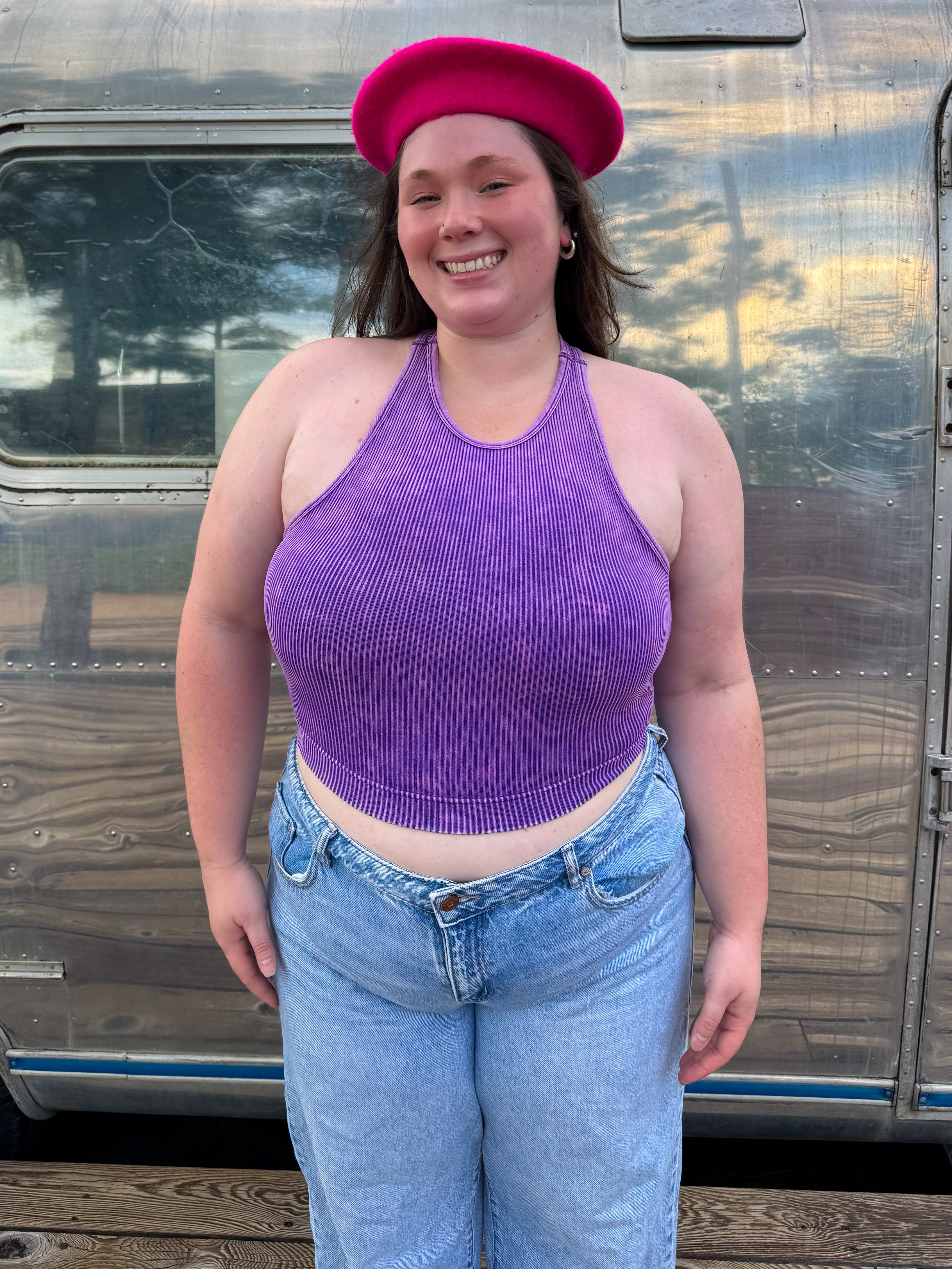 Mull it Over Purple Lounge Tank(S-XL)