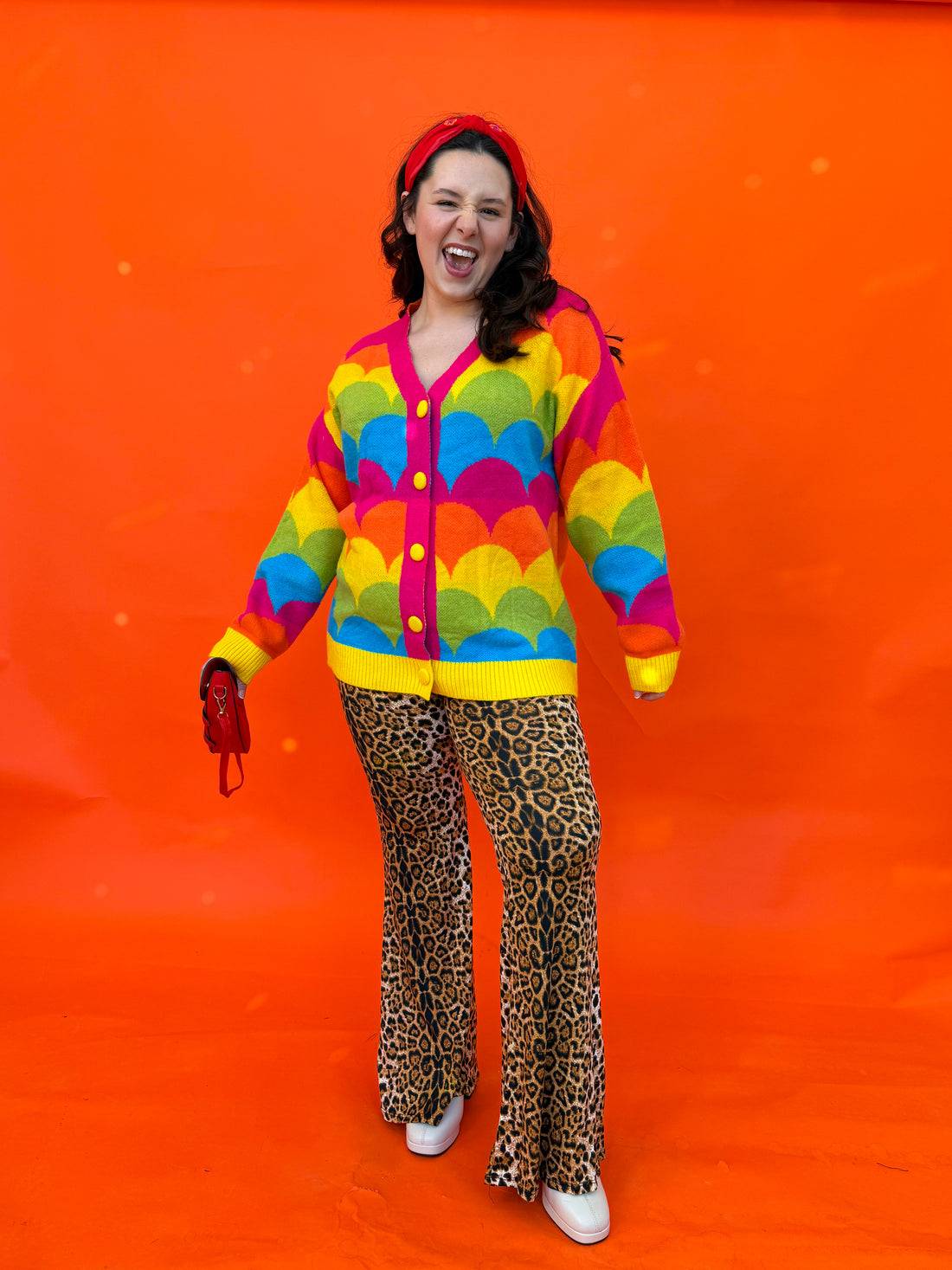 Crayon Rainbow Cardigan (S-XL)