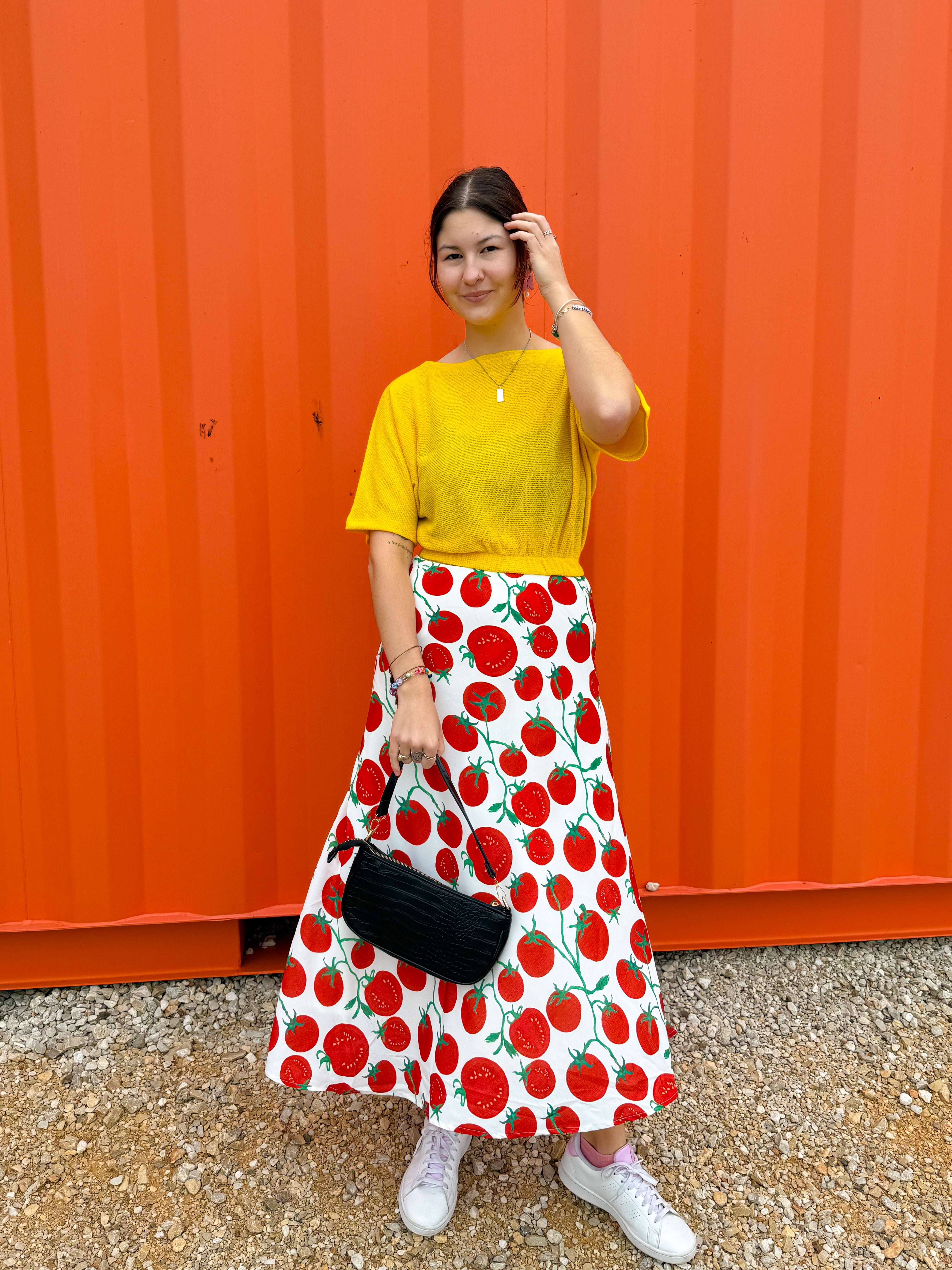 Picking Tomatoes Midi Skirt (S-3XL) – The Rainbow Closet