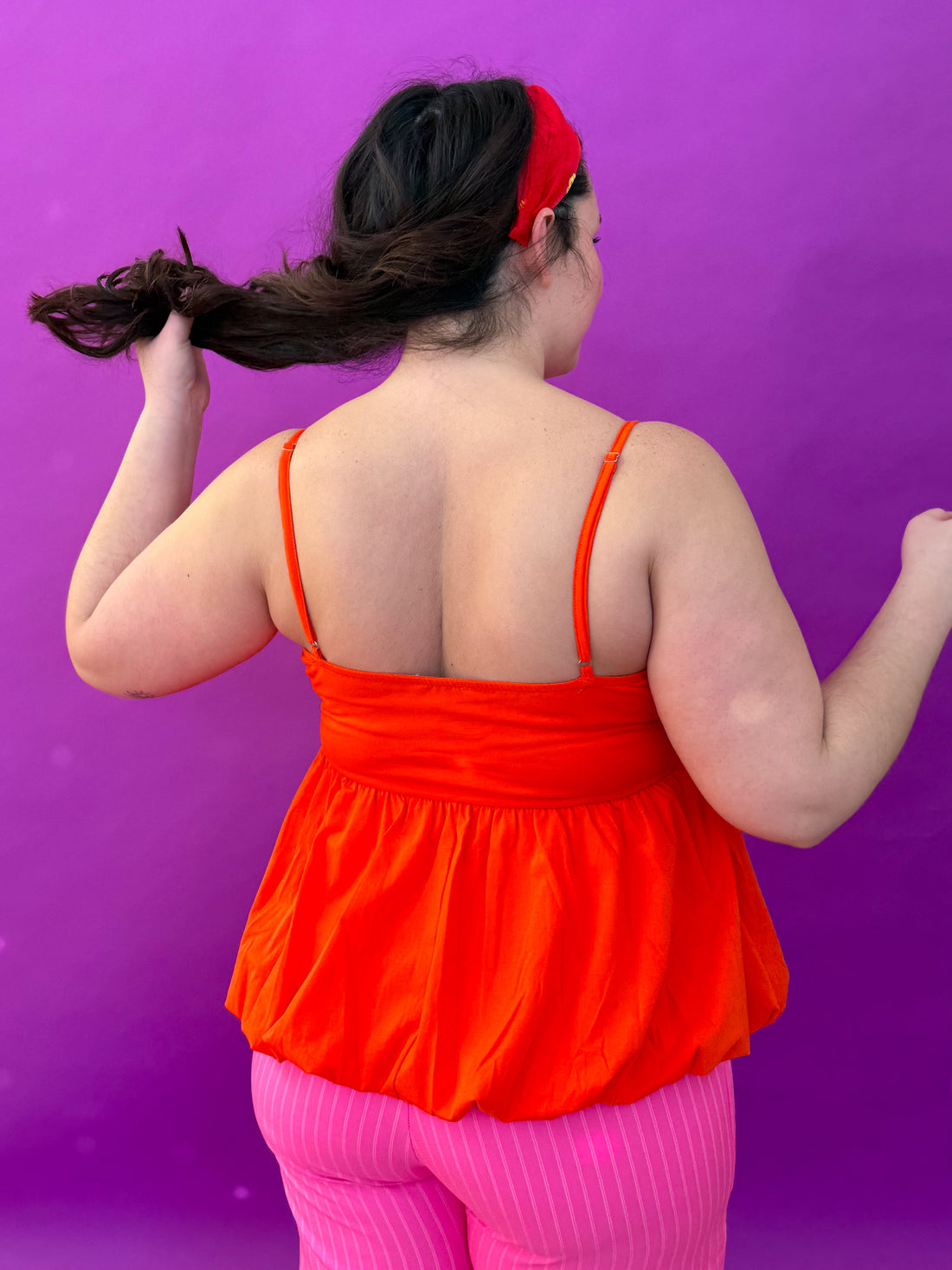 Orange Bubble Tank (S-3XL)