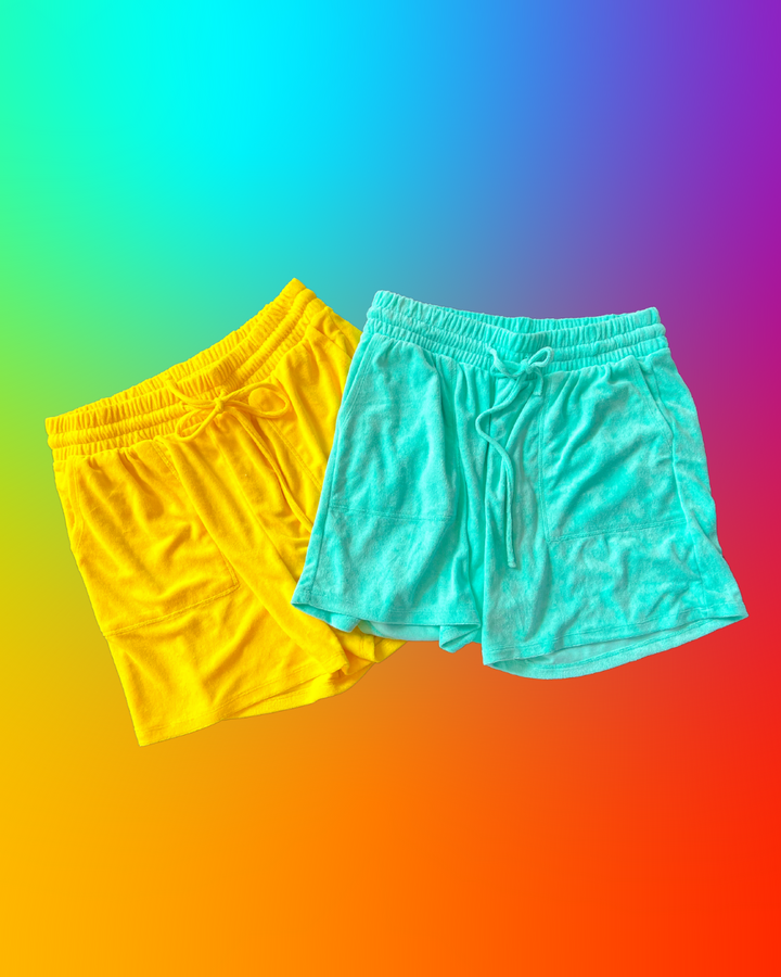 Terry Cloth Lounge Shorts Bundle (1X-3X)