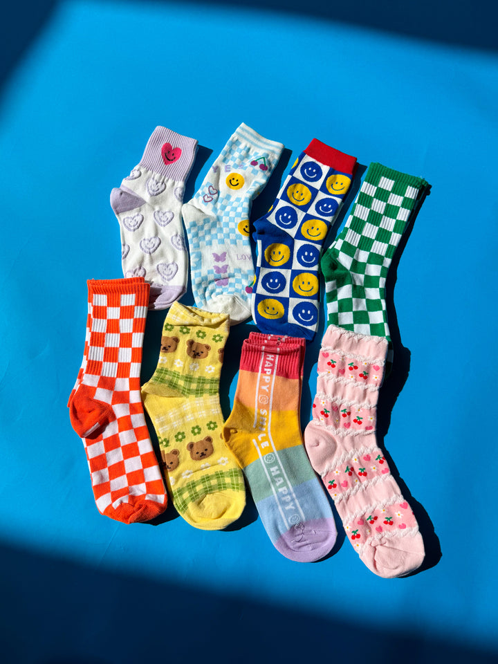 Colorful Printed Socks