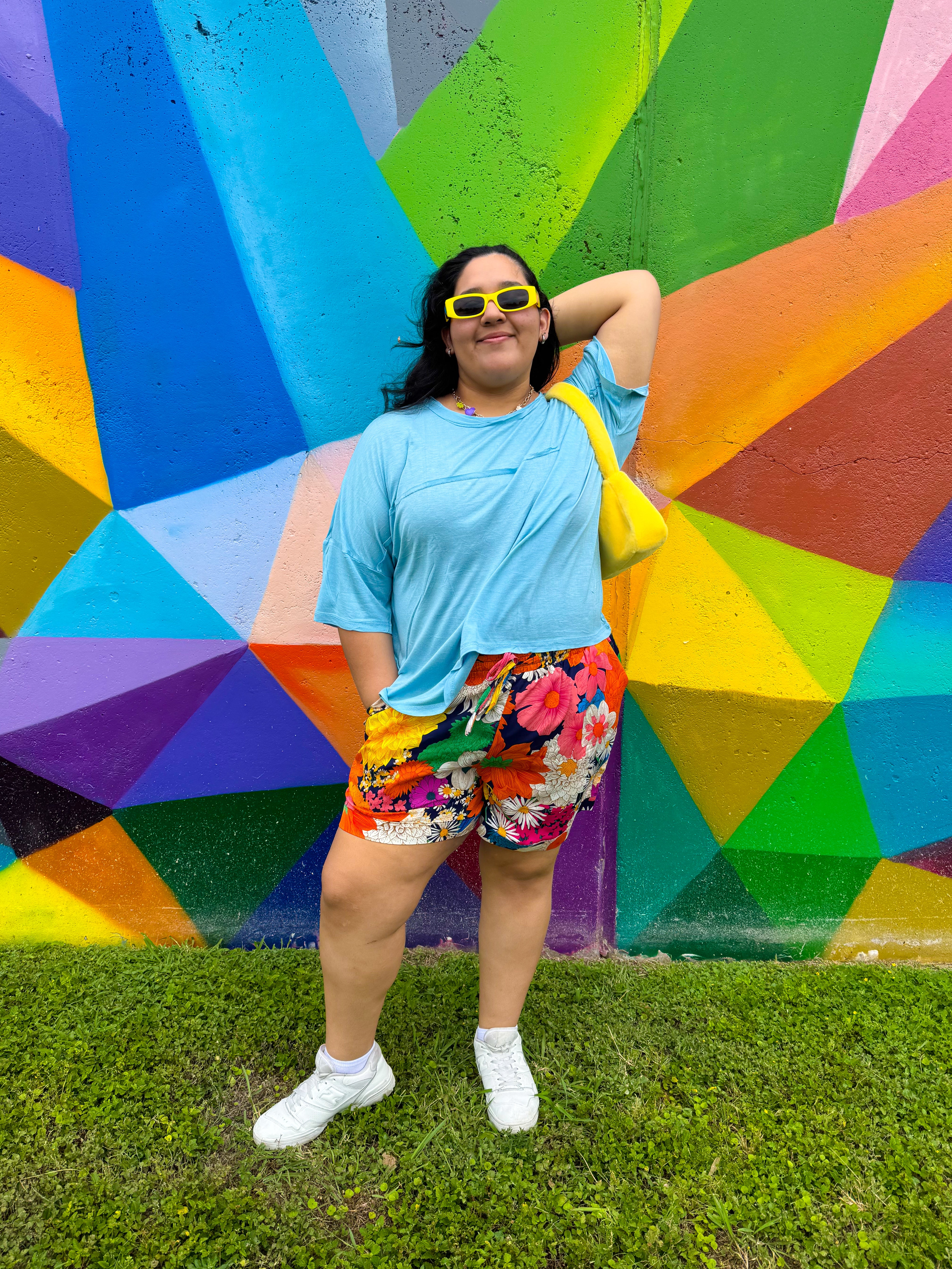 Baby Blue Slouchy Tee (S-3XL)