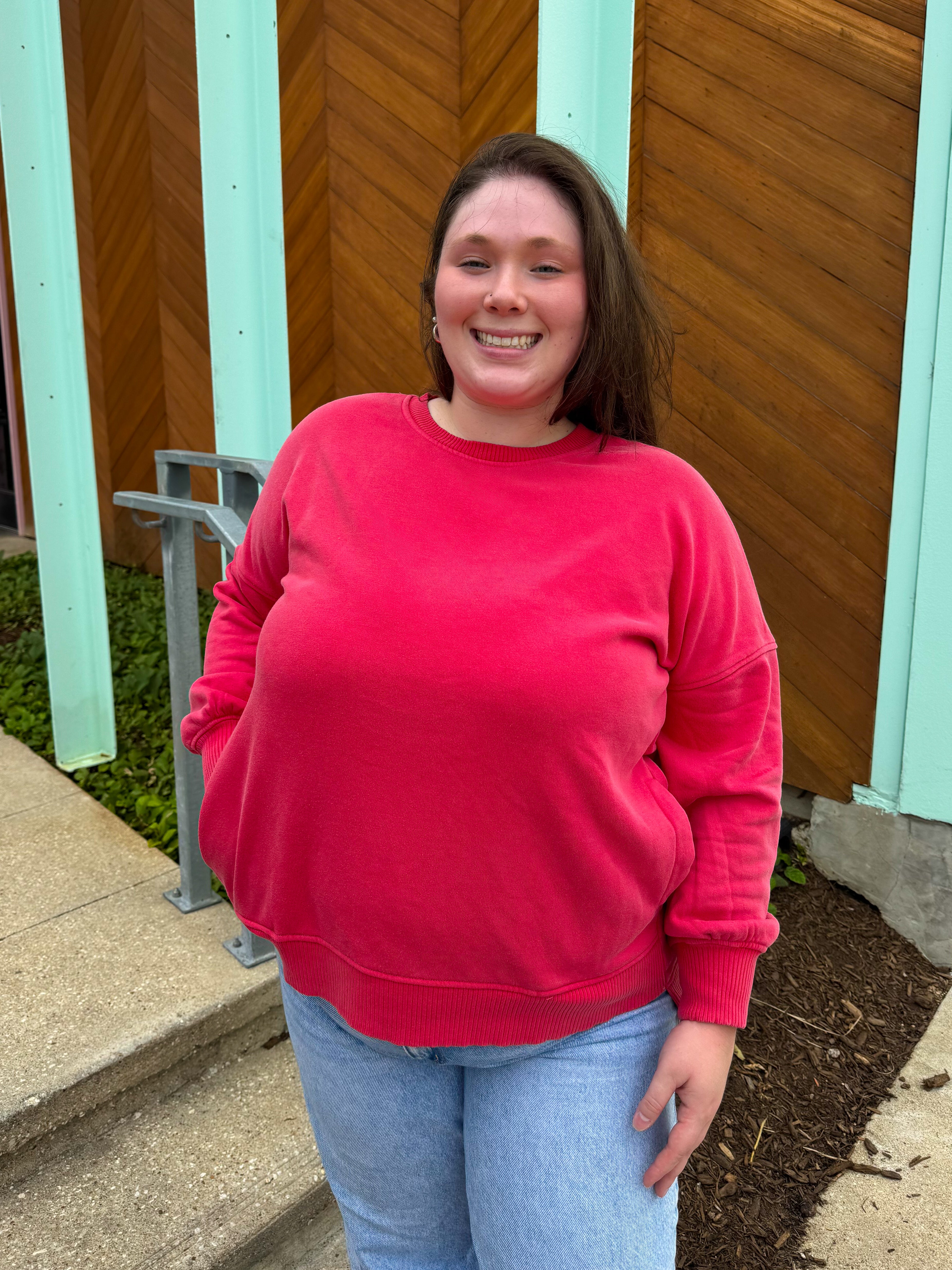 Red Cozy Crewneck (S-3XL)