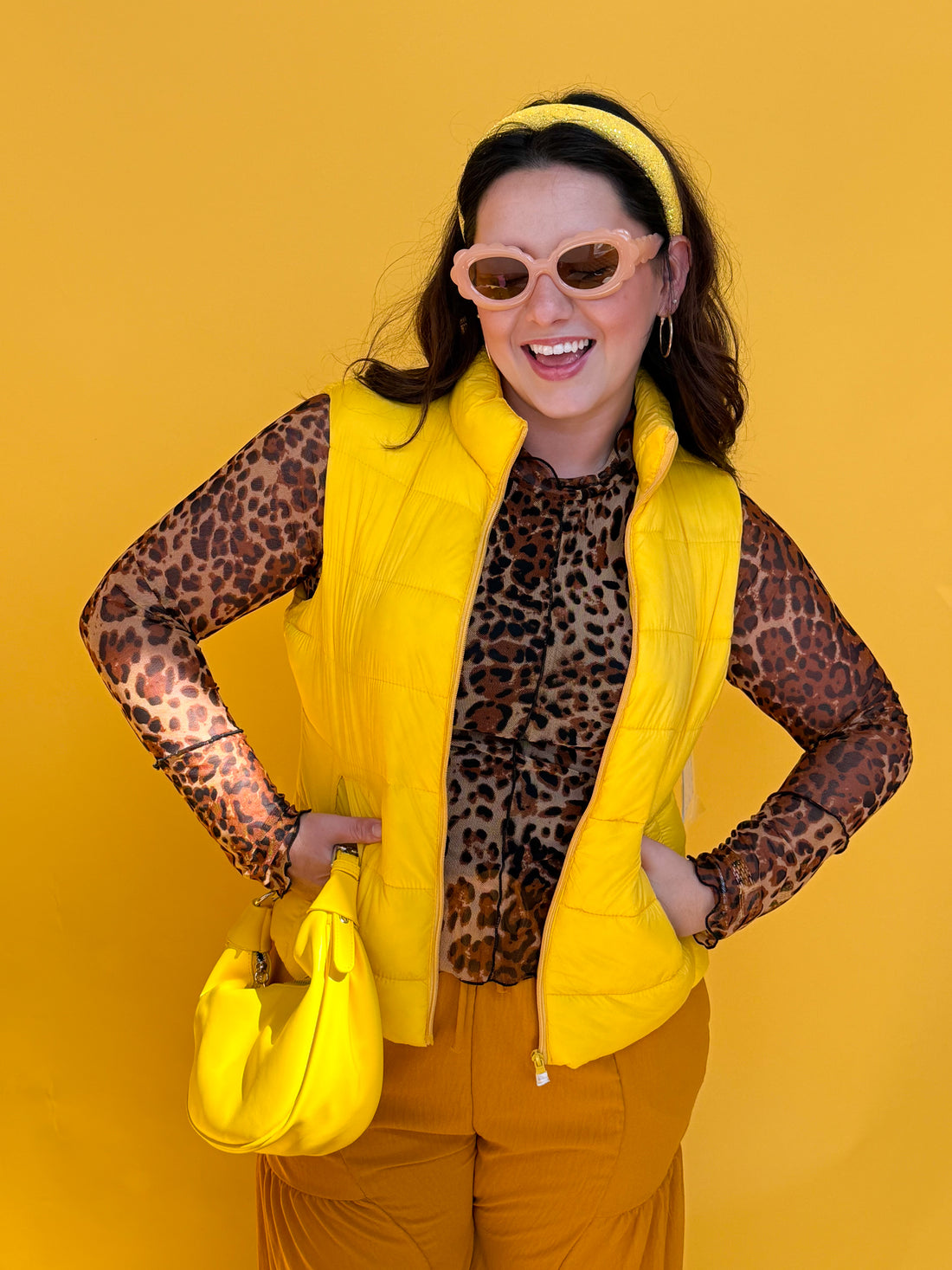 Spot Me Cheetah Mesh Top (S-3XL)