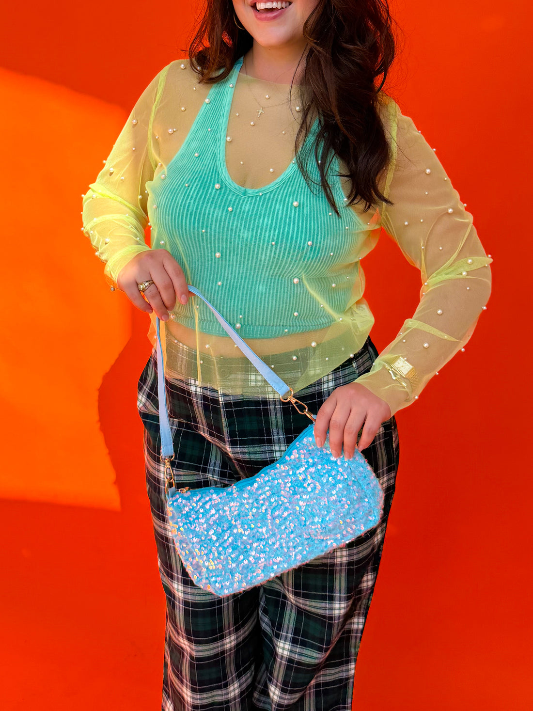 Ice Queen Sequin Handbag