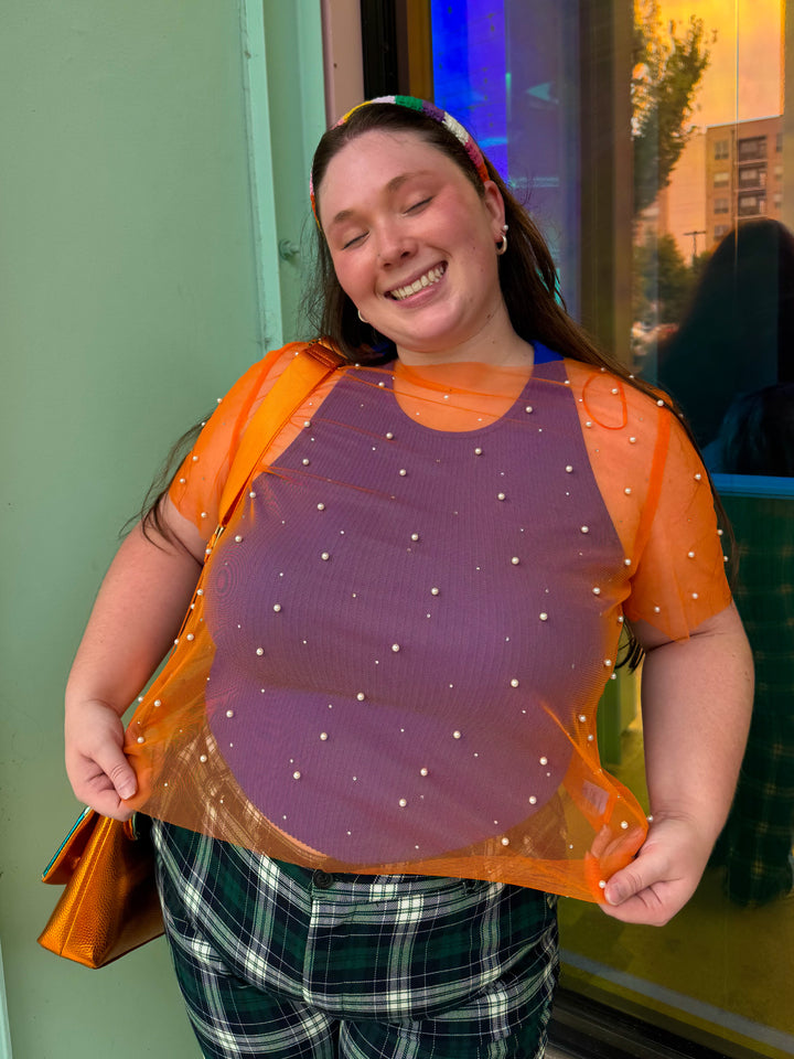 Tangy Orange Layering Top (S-3XL)