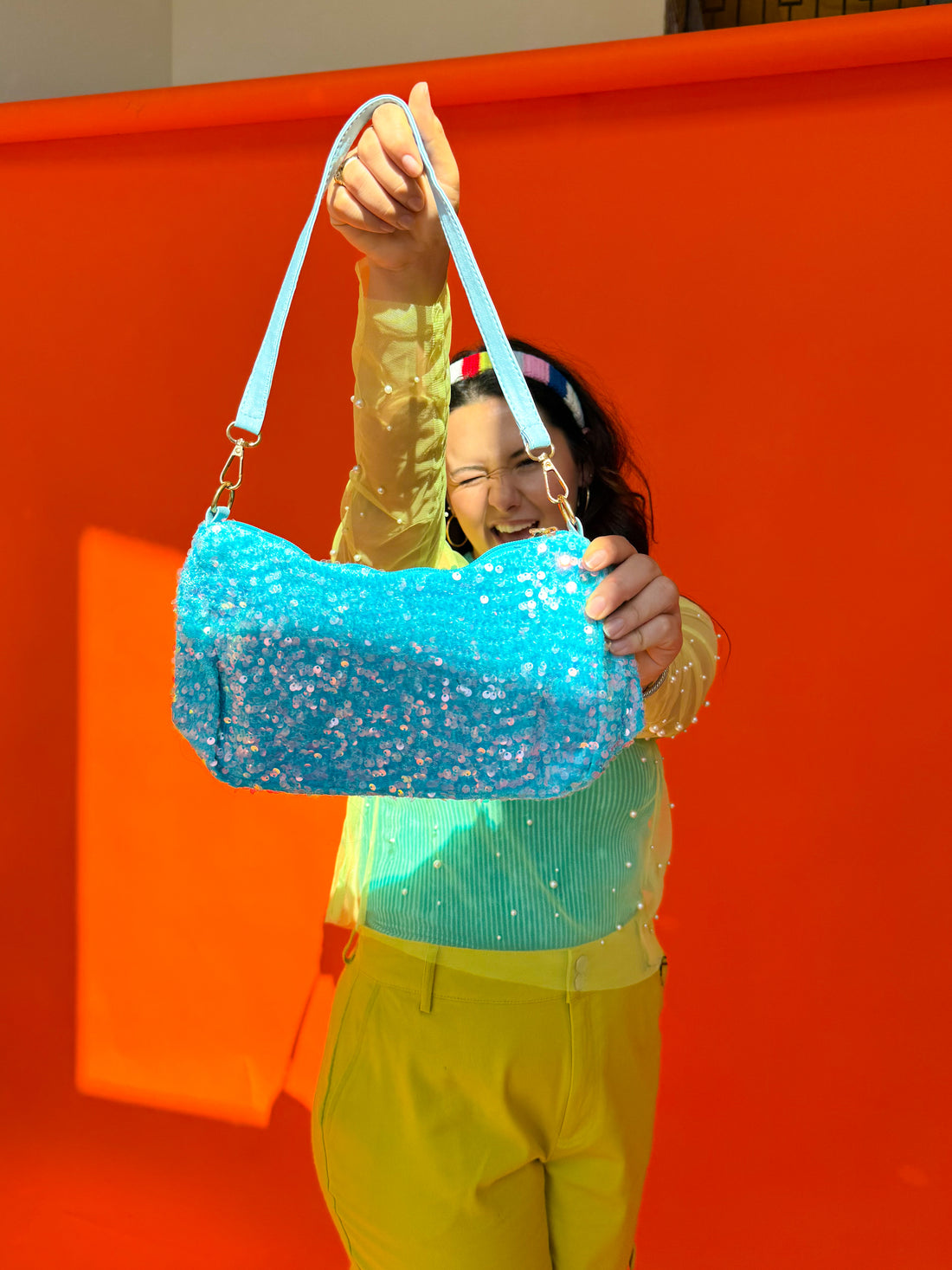 Ice Queen Sequin Handbag