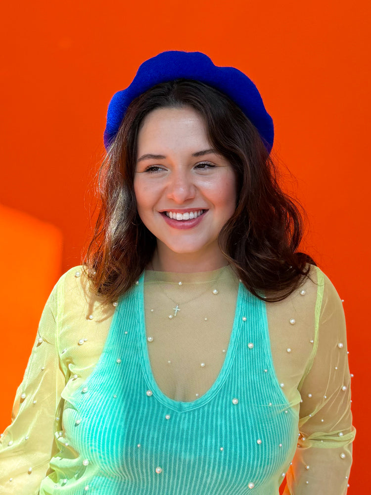 Blue Cobalt Beret