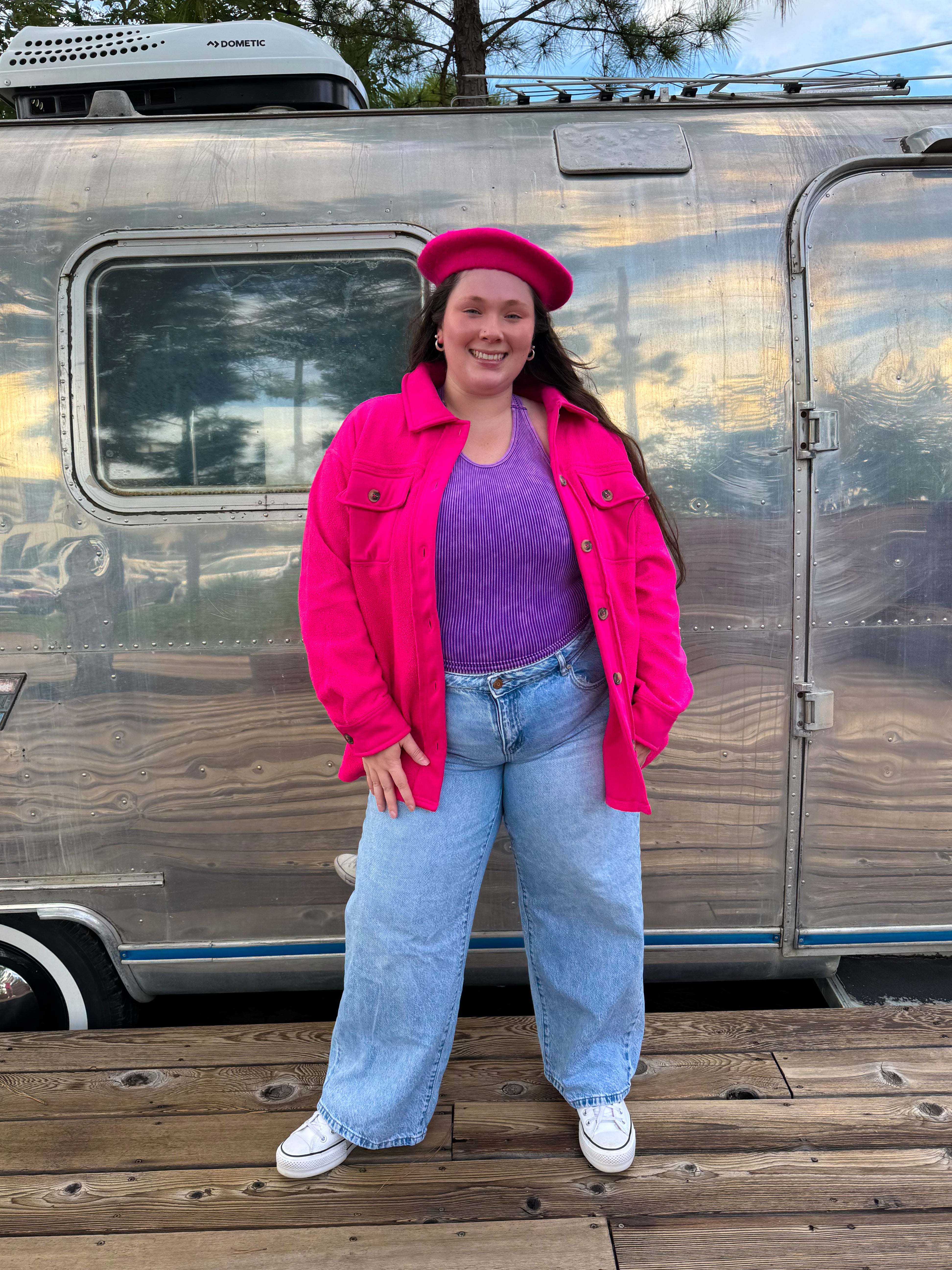 Jupiter Shacket in Pink(S-3XL)