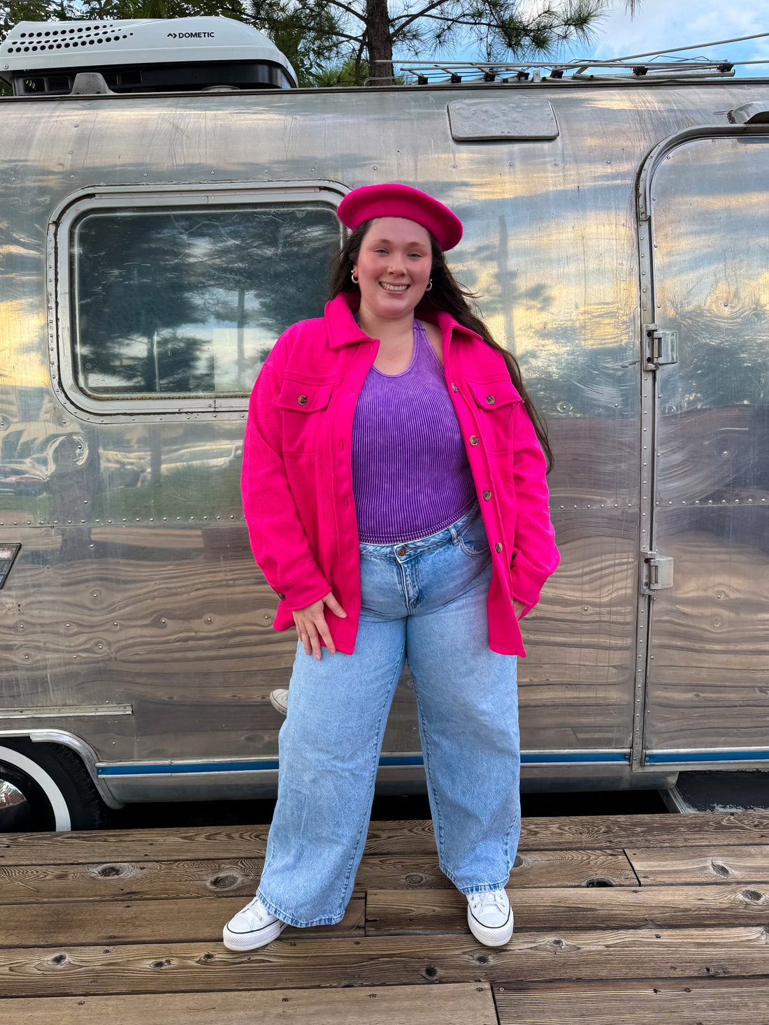 Jupiter Shacket in Pink(S-3XL)