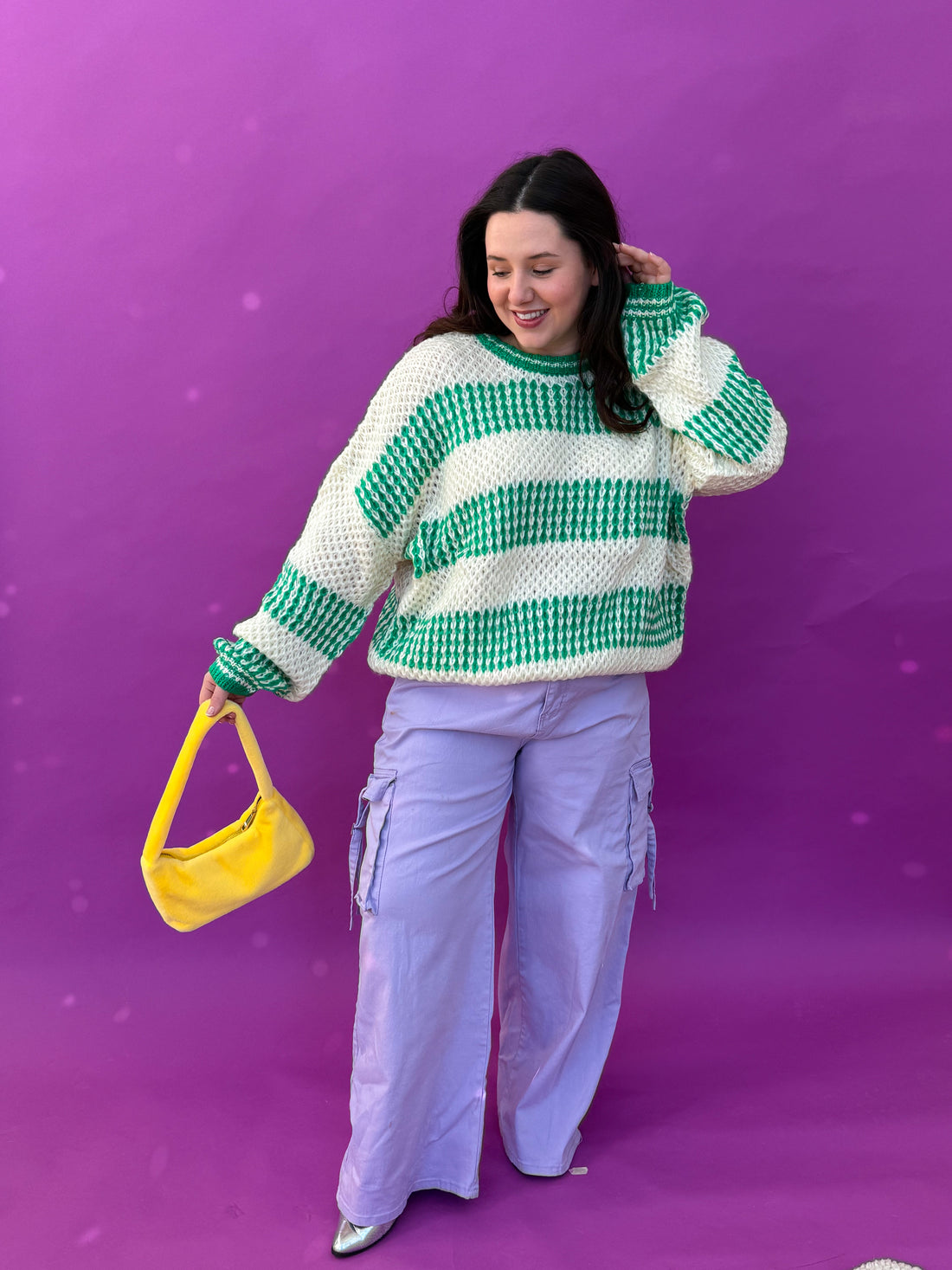 Lavender Cargo Pants (S-3x)