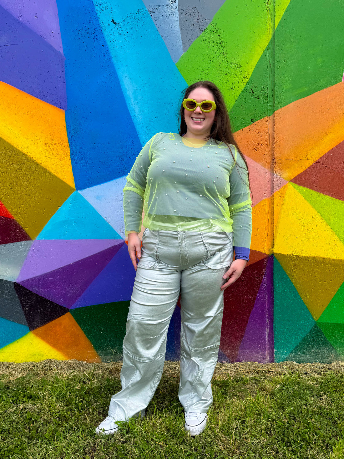 Lime & Pearls Layering Top (S-3XL)