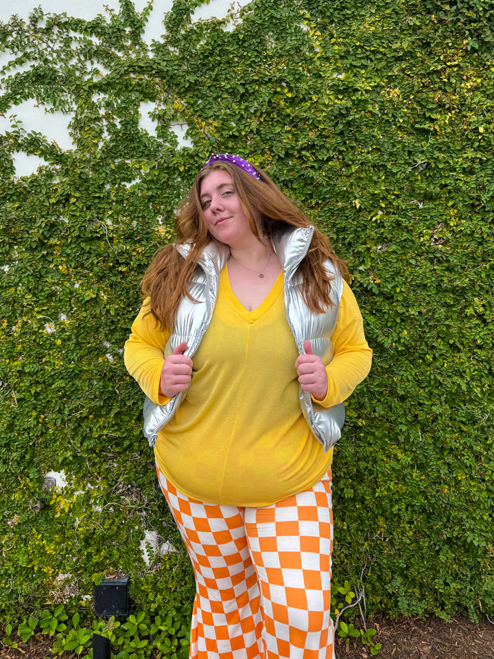 Silver Nights Puff Vest (S-3XL)