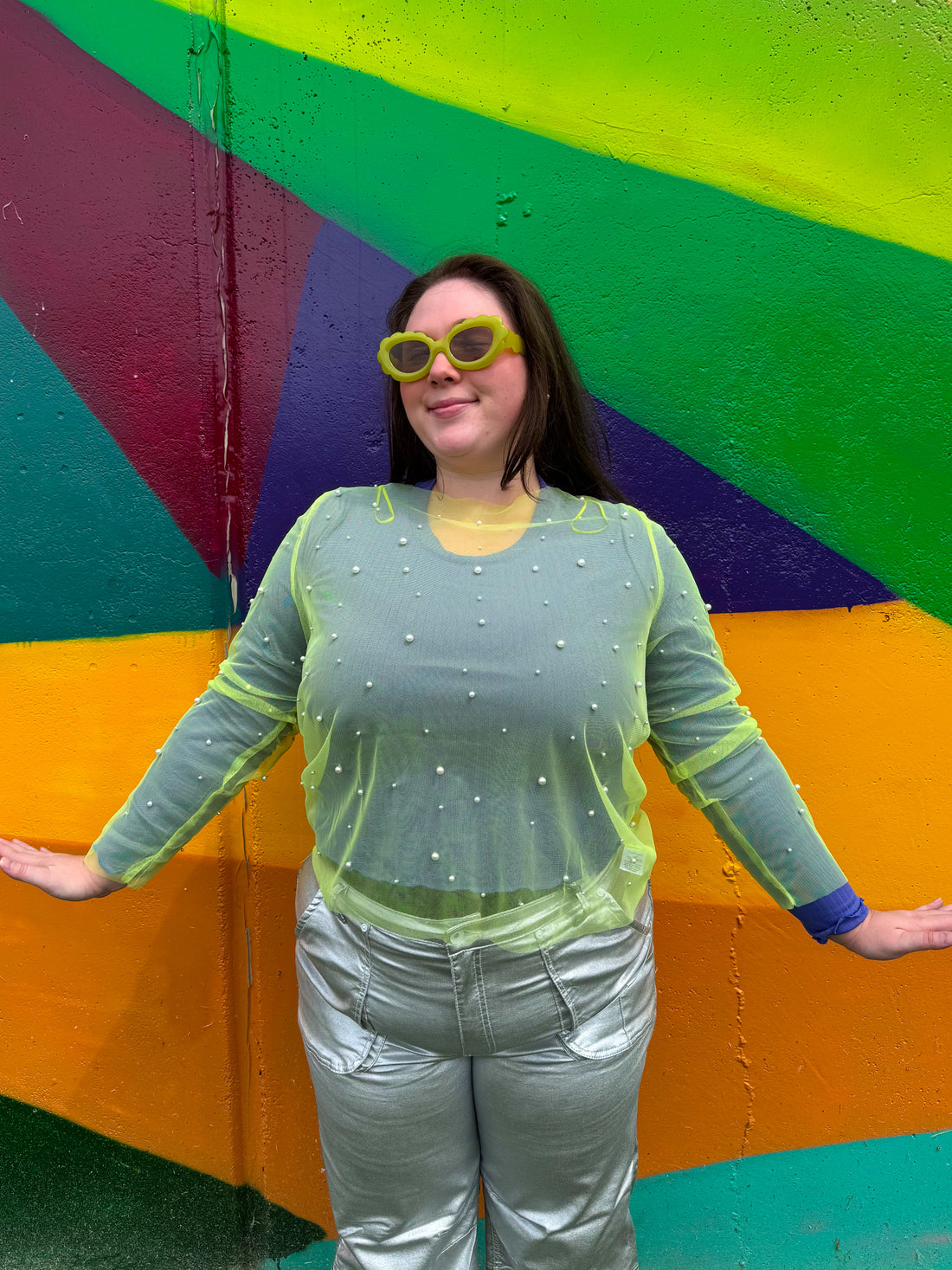 Lime & Pearls Layering Top (S-3XL)