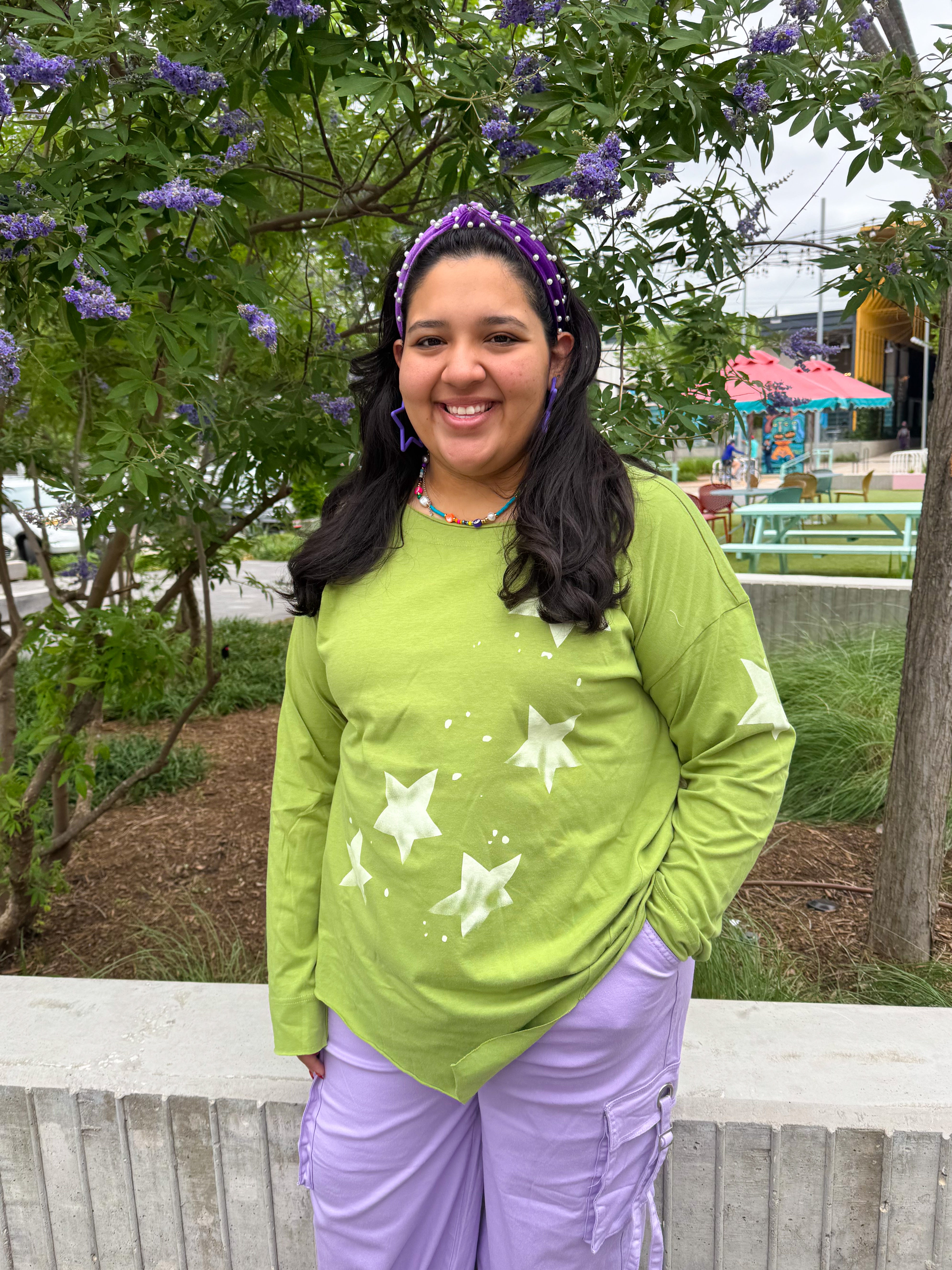 On the Edge Green Long Sleeve (S-3XL)