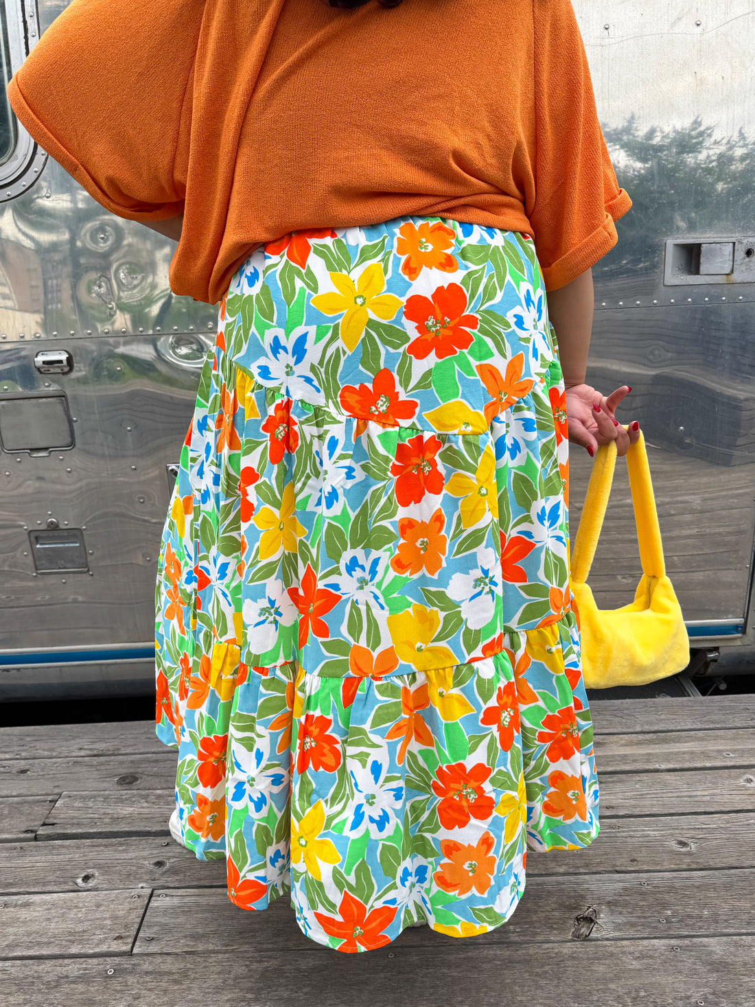 Island Vacation Maxi Skirt (S-3x)