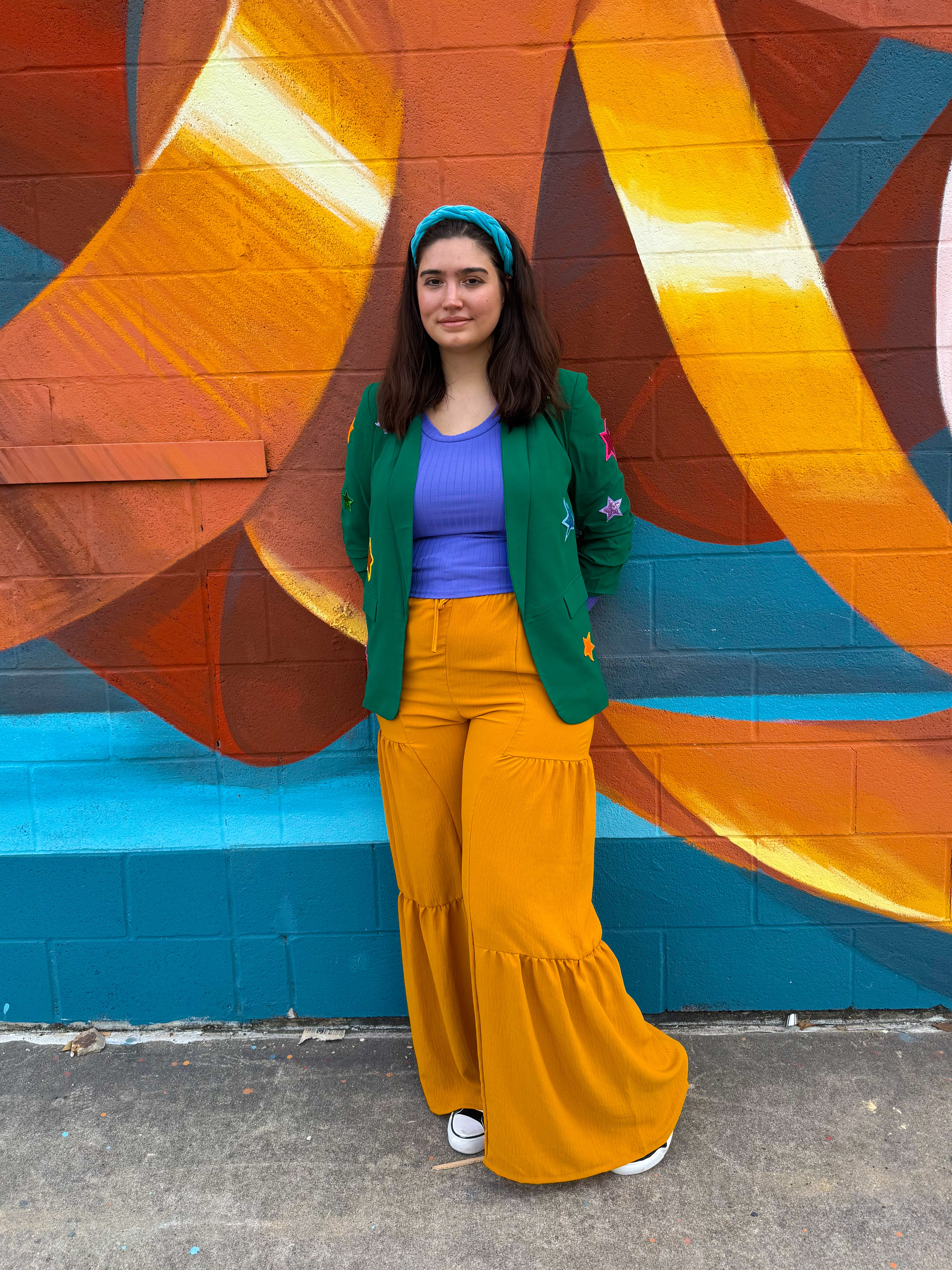 Mustard Flare Pants (S-3XL)
