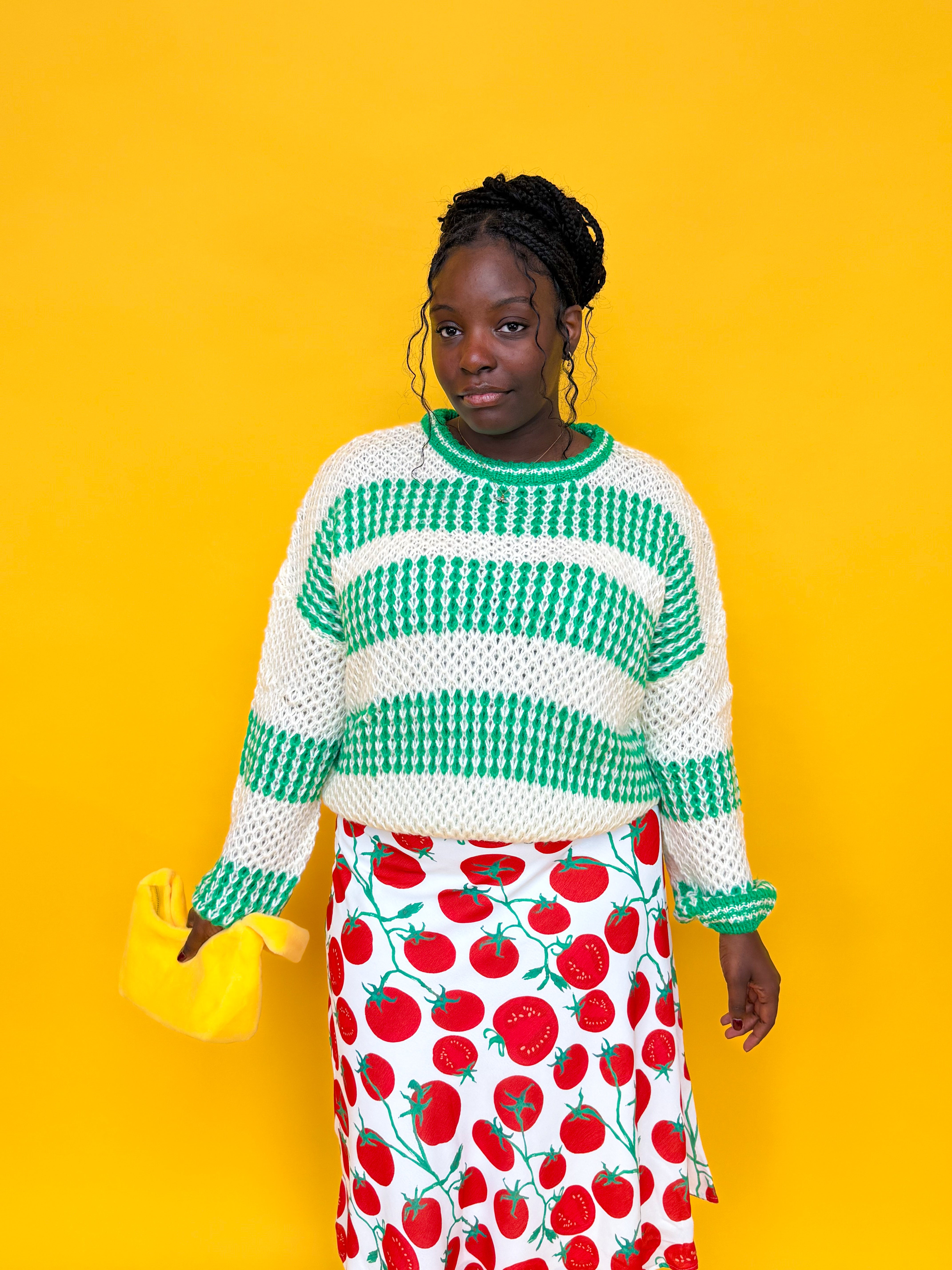 Green Striped Sweater (S-3XL)