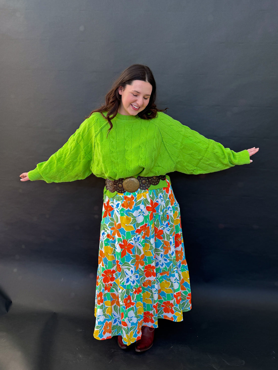 Island Vacation Maxi Skirt (S-3x)