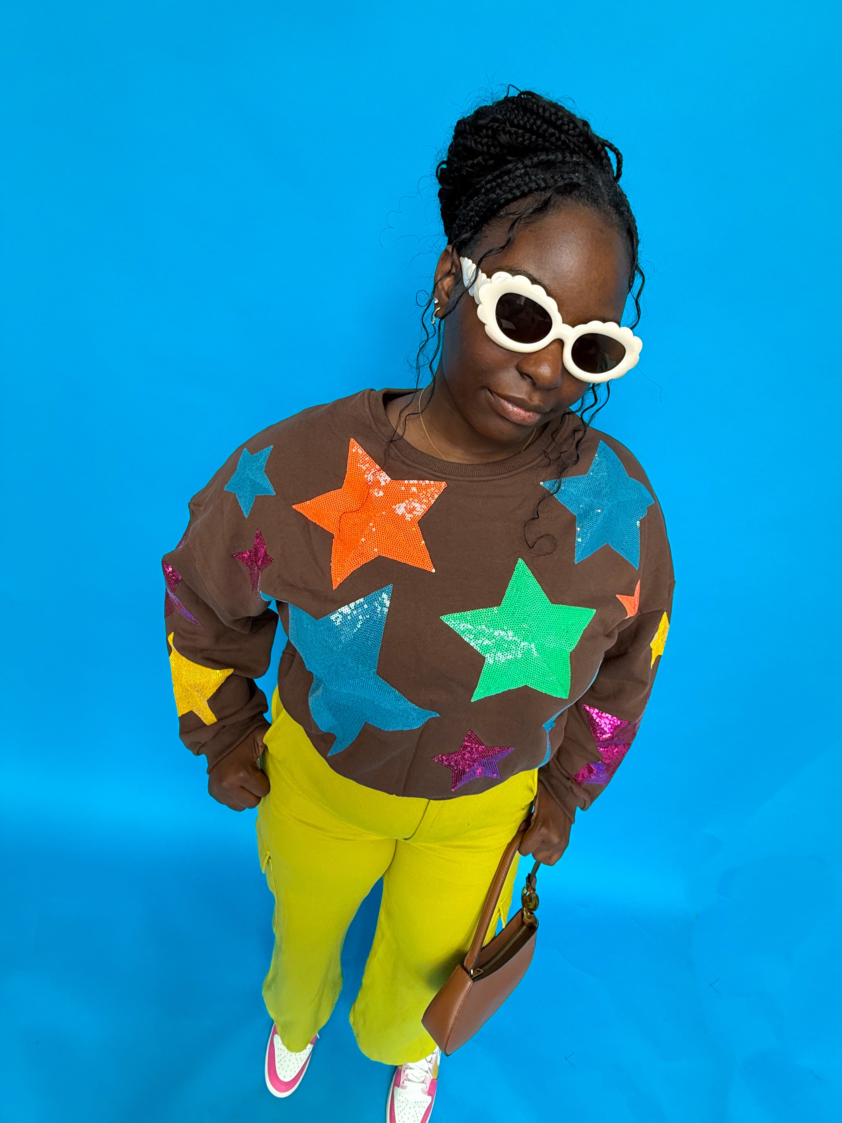 Brown StarShine Sweater (S-L)
