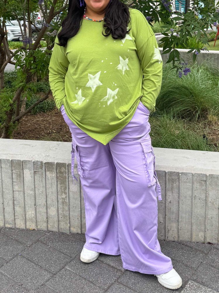 
            
                Load image into Gallery viewer, Lavender Cargo Pants (S-3x)
            
        