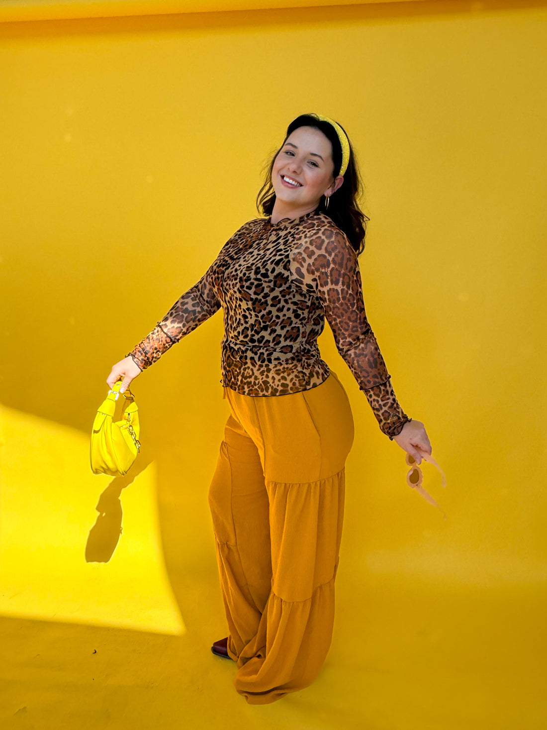Mustard Flare Pants (S-3XL)