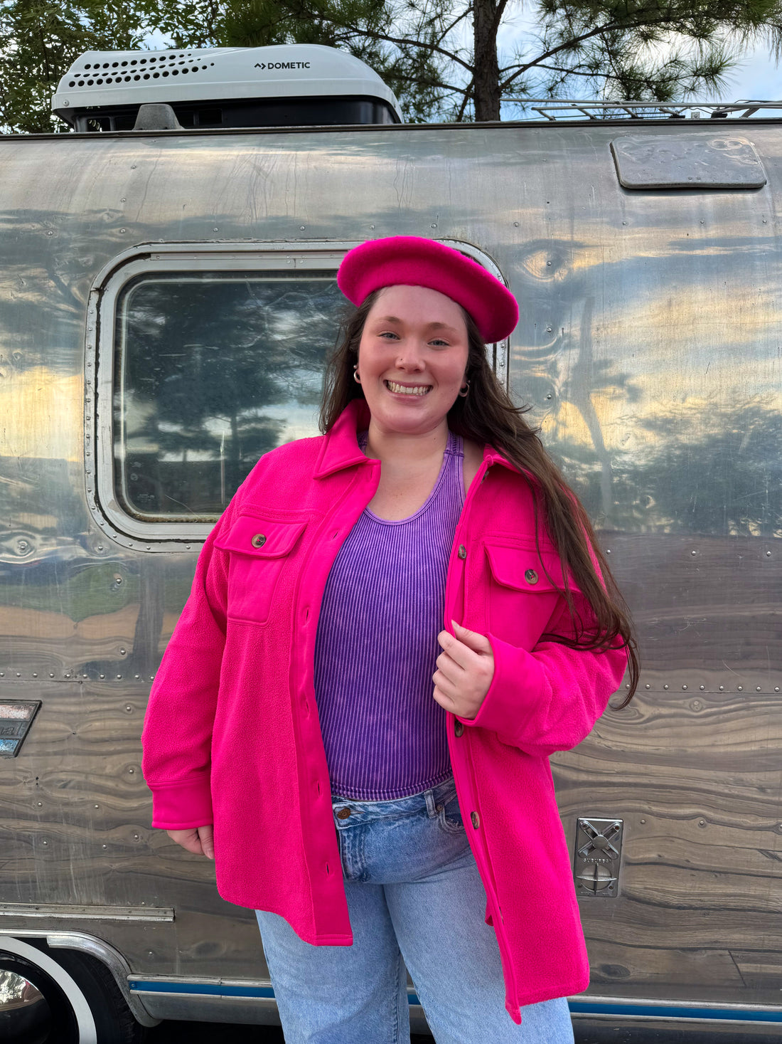 Jupiter Shacket in Pink(S-3XL)