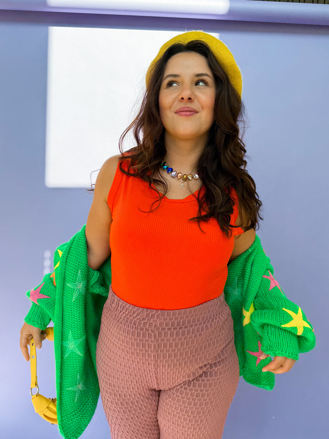 Electric Touch Bodysuit in orange (S-3XL)