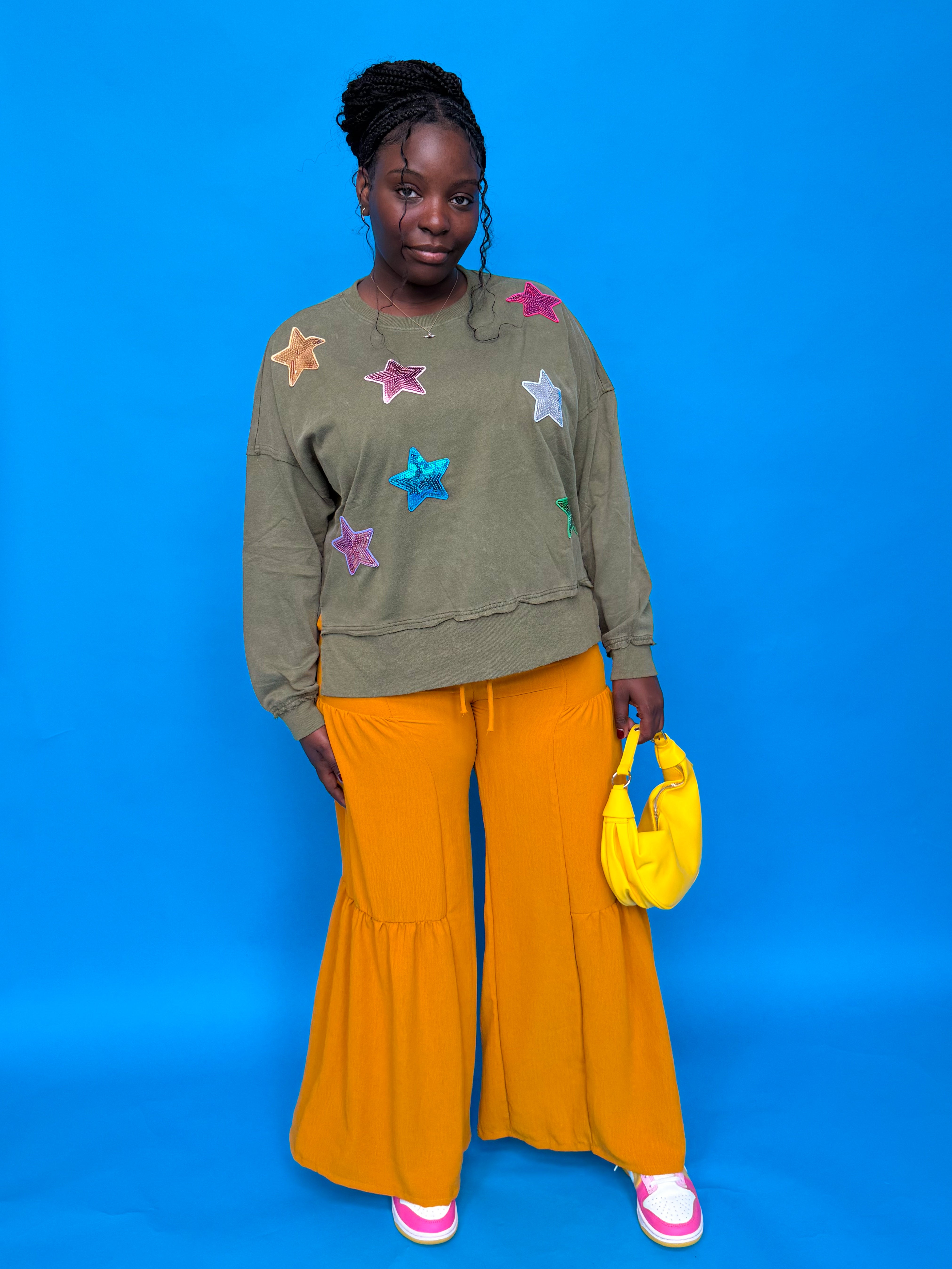MASU 22SS SCALLOP FLARE PANTS スカラップフレアパンツ  エムエーエスユー MSSS-PT0722 イエロー 44 （12994M） パンツ MASU 22SS SCALLOP FLARE PANTS スカラップフレアパンツ エム