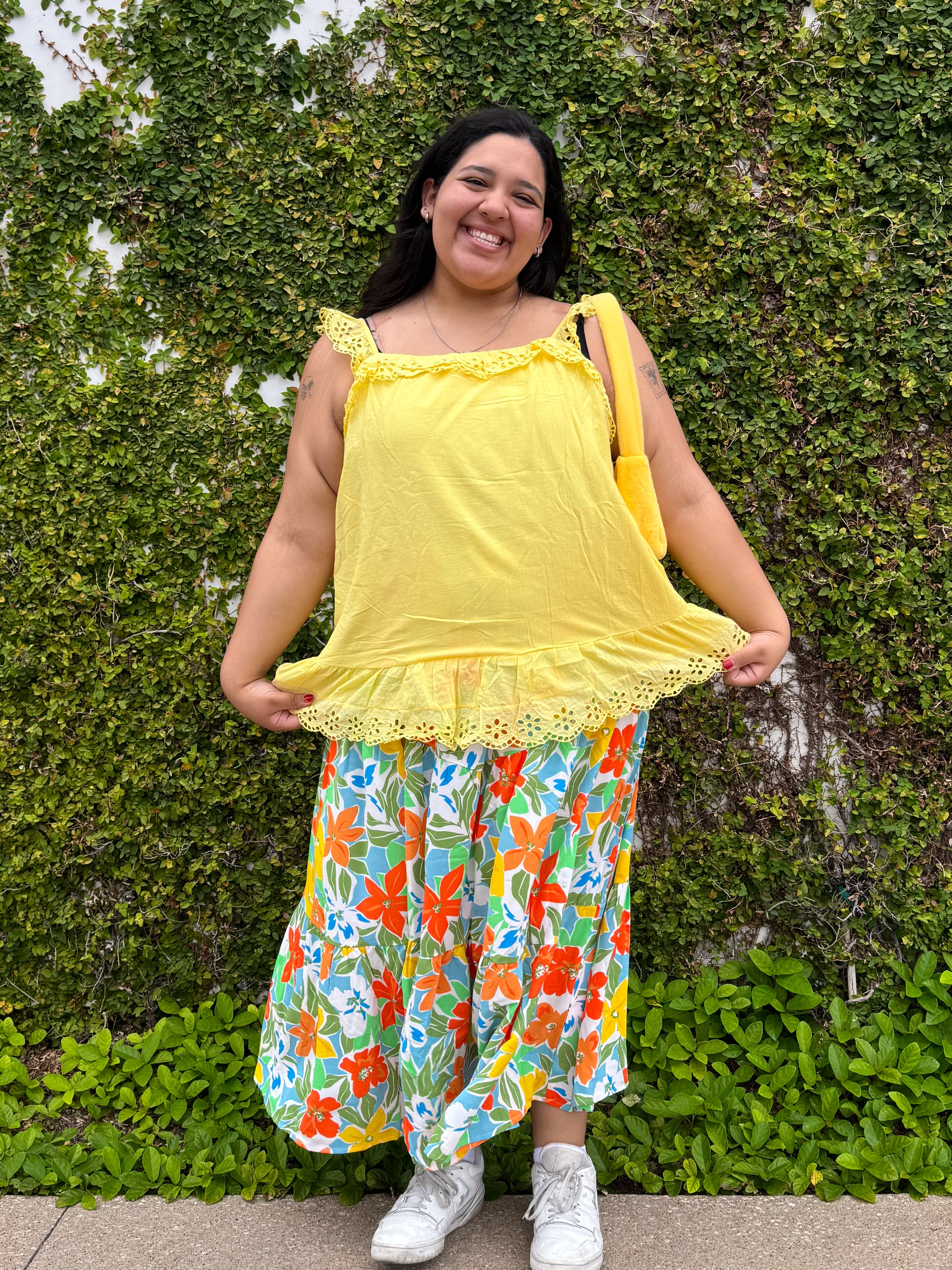 Ruffle Some Feathers Yellow Tank (S-3XL)