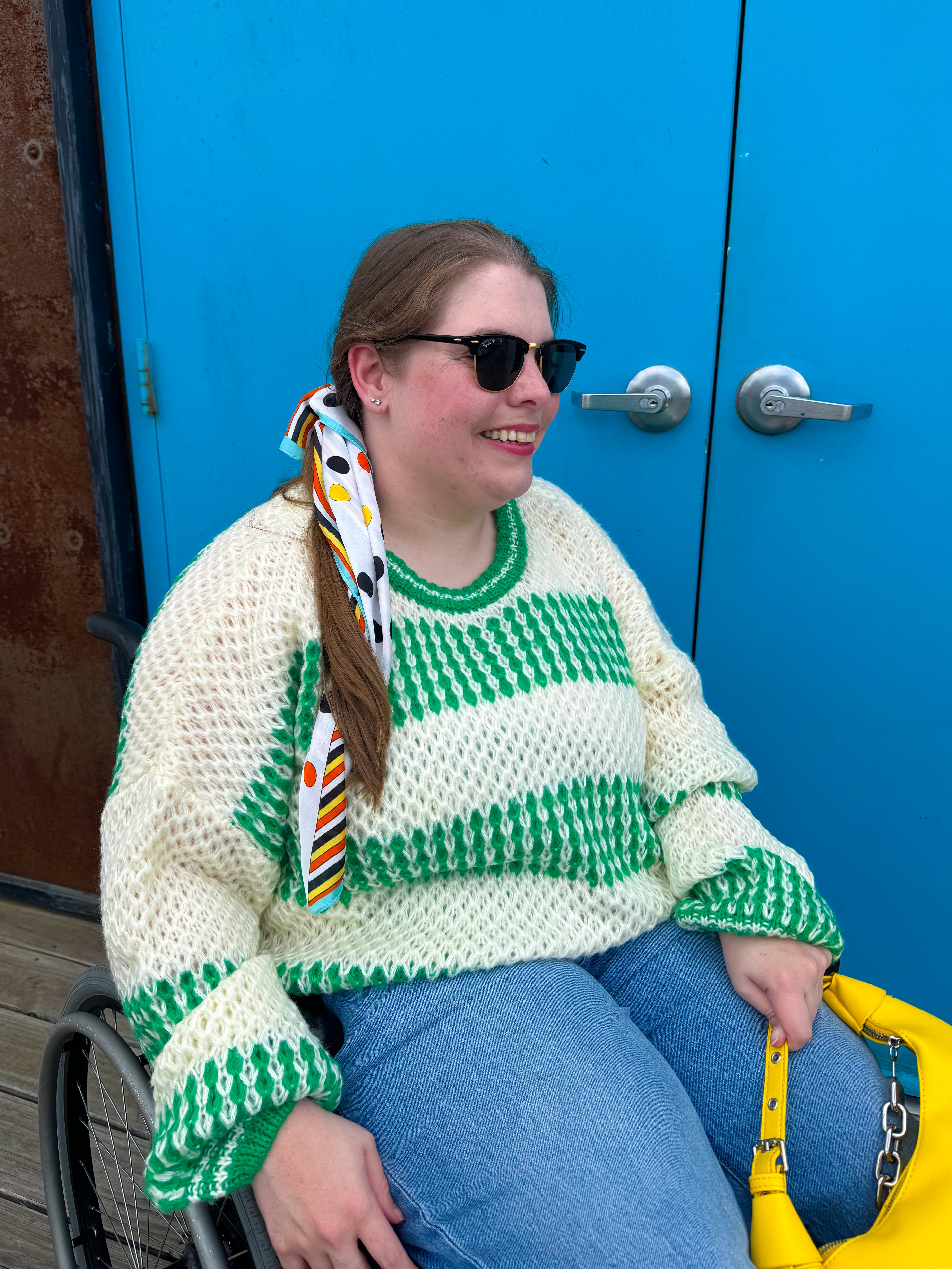 Green Striped Sweater (S-3XL)