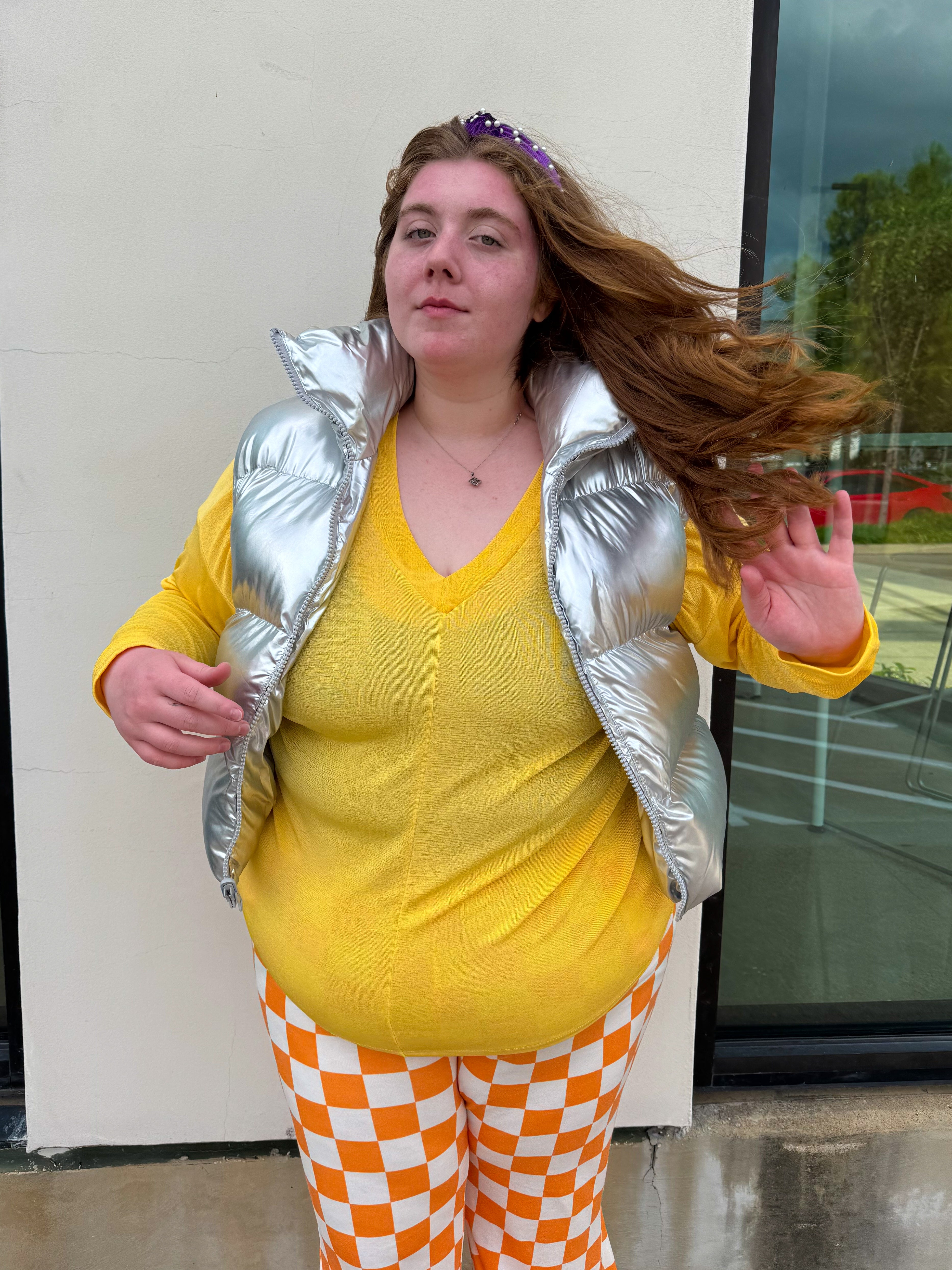 Silver Nights Puff Vest (S-3XL)