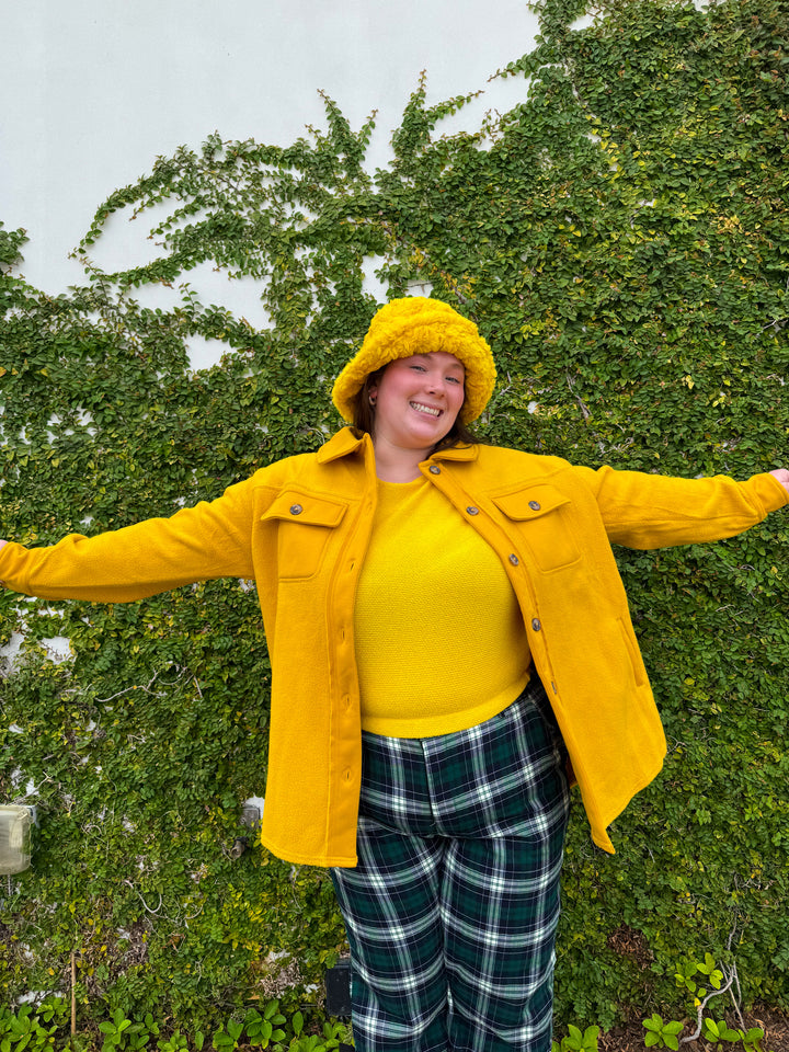 Sour Candy Knit Top in Yellow (S-3XL)