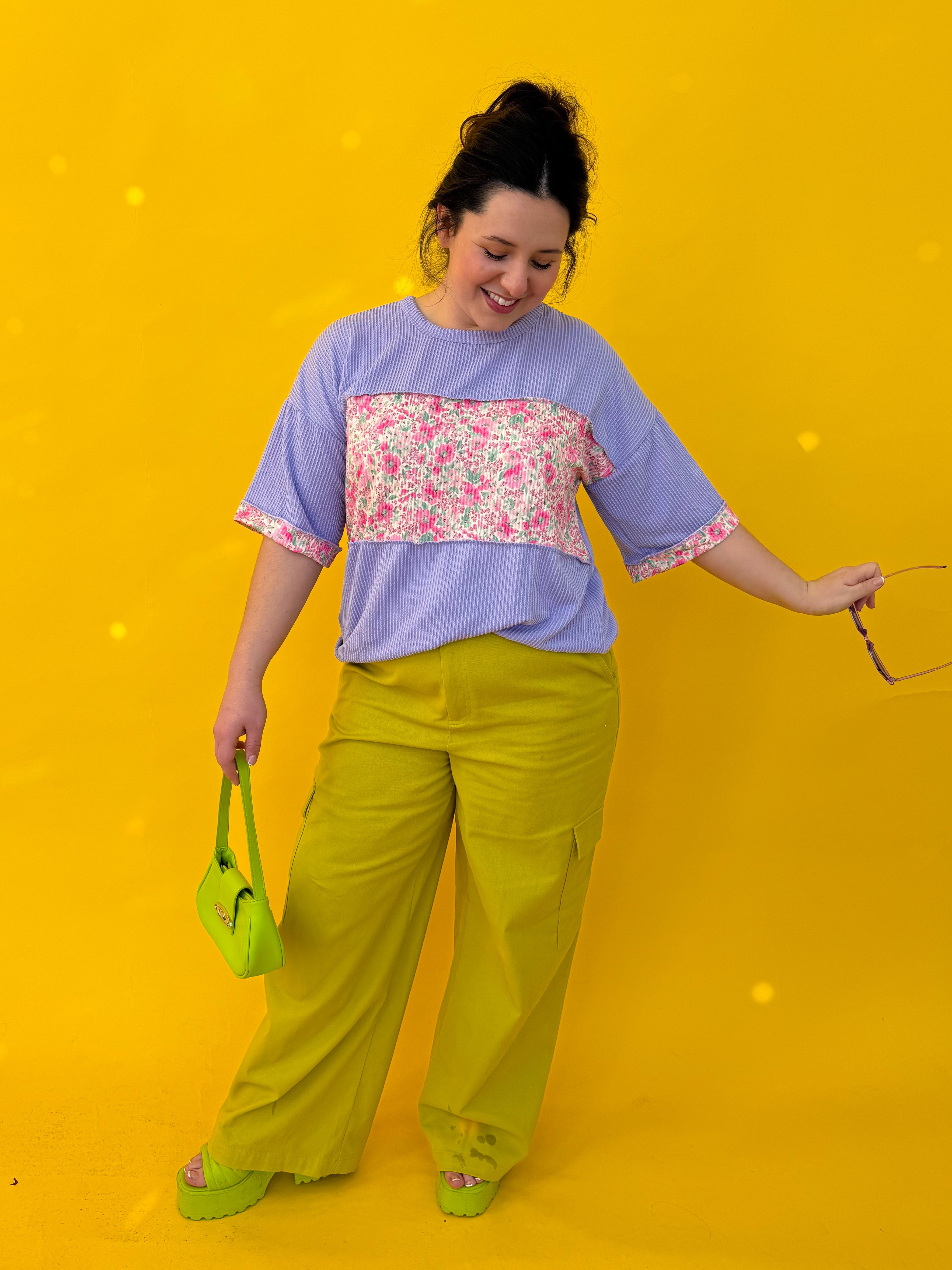 Lilac Flower Tee (S-3XL)