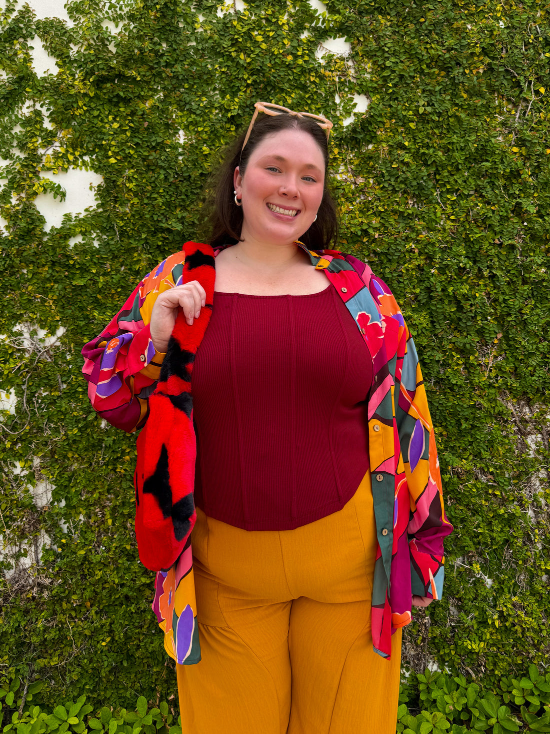 Cowgirl Burgundy Bustier (S-3XL)