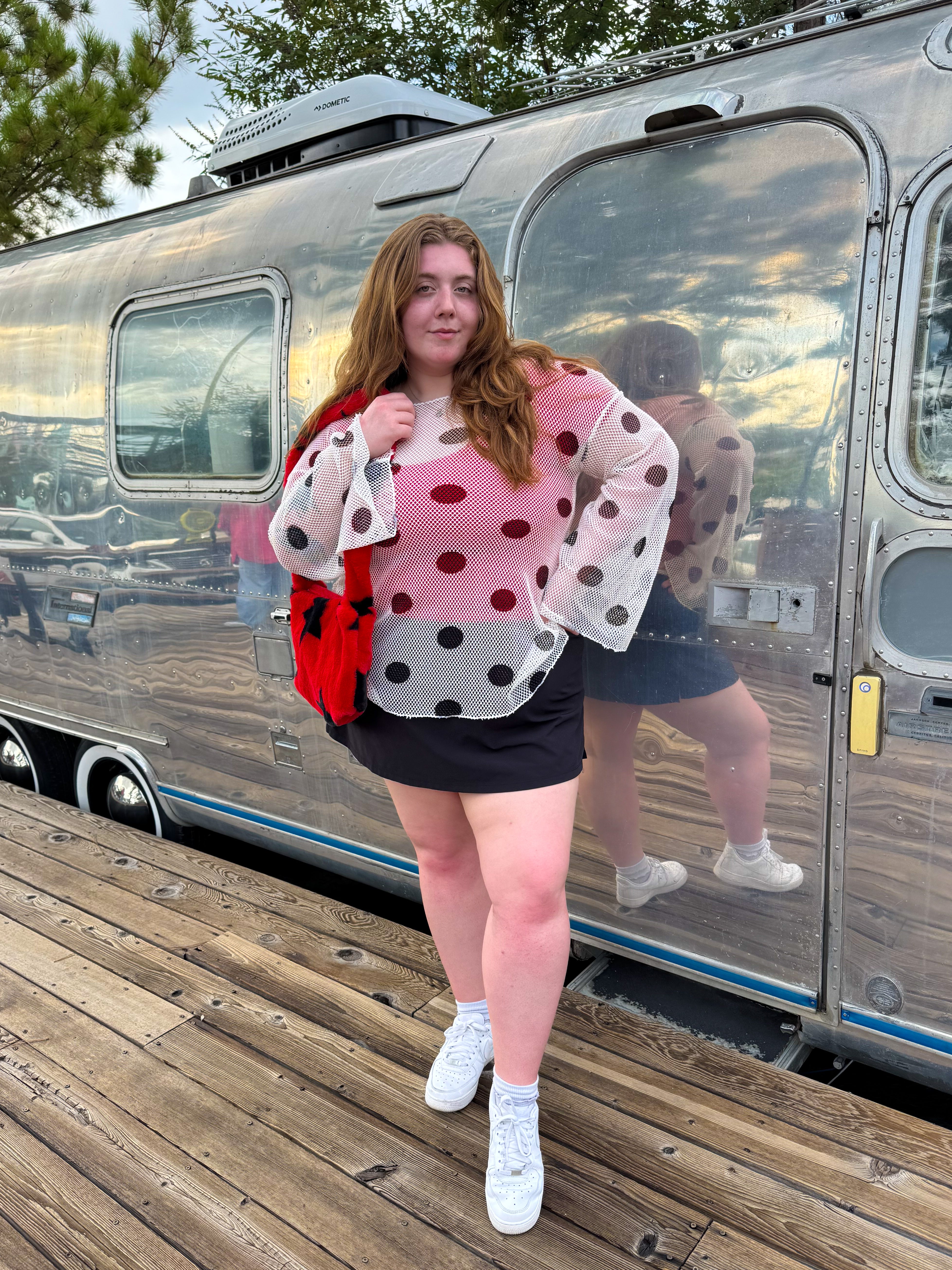 Polka Dot Layering Top (S-3XL)