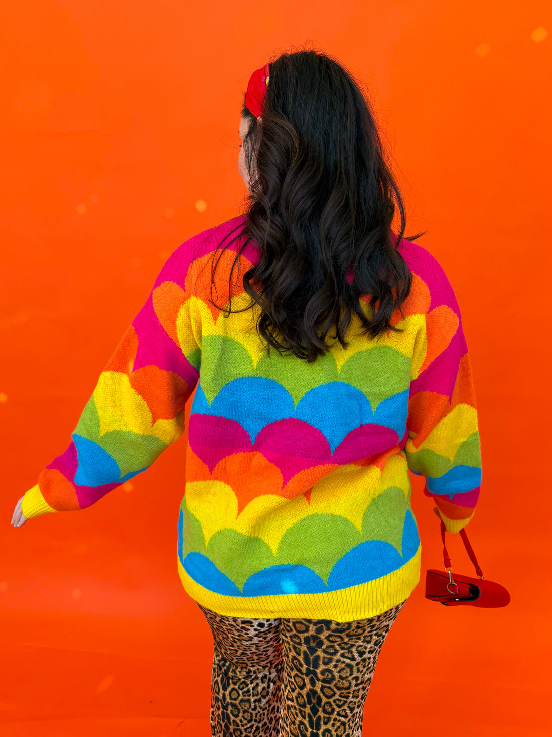 Crayon Rainbow Cardigan (S-XL)